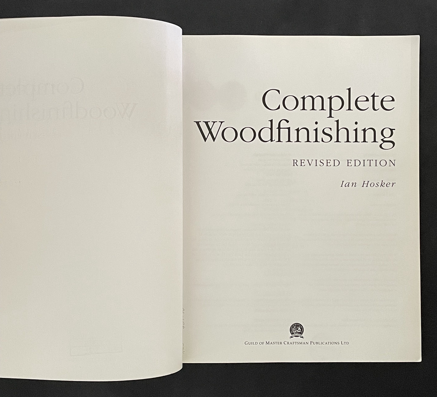 Complete Woodfinishing by Ian Hosker
