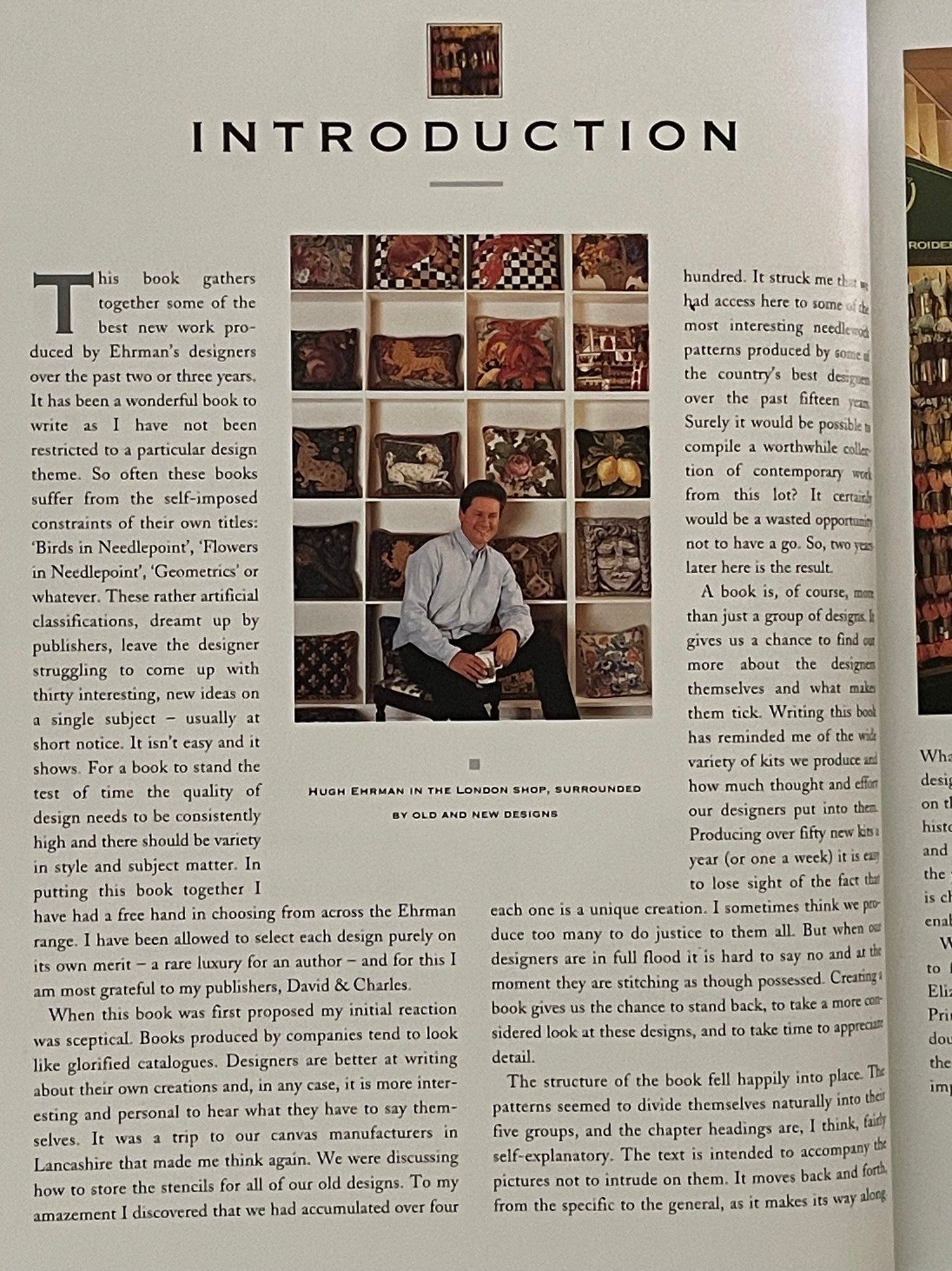 The Ehrman Needlepoint Book by Hugh Ehrman