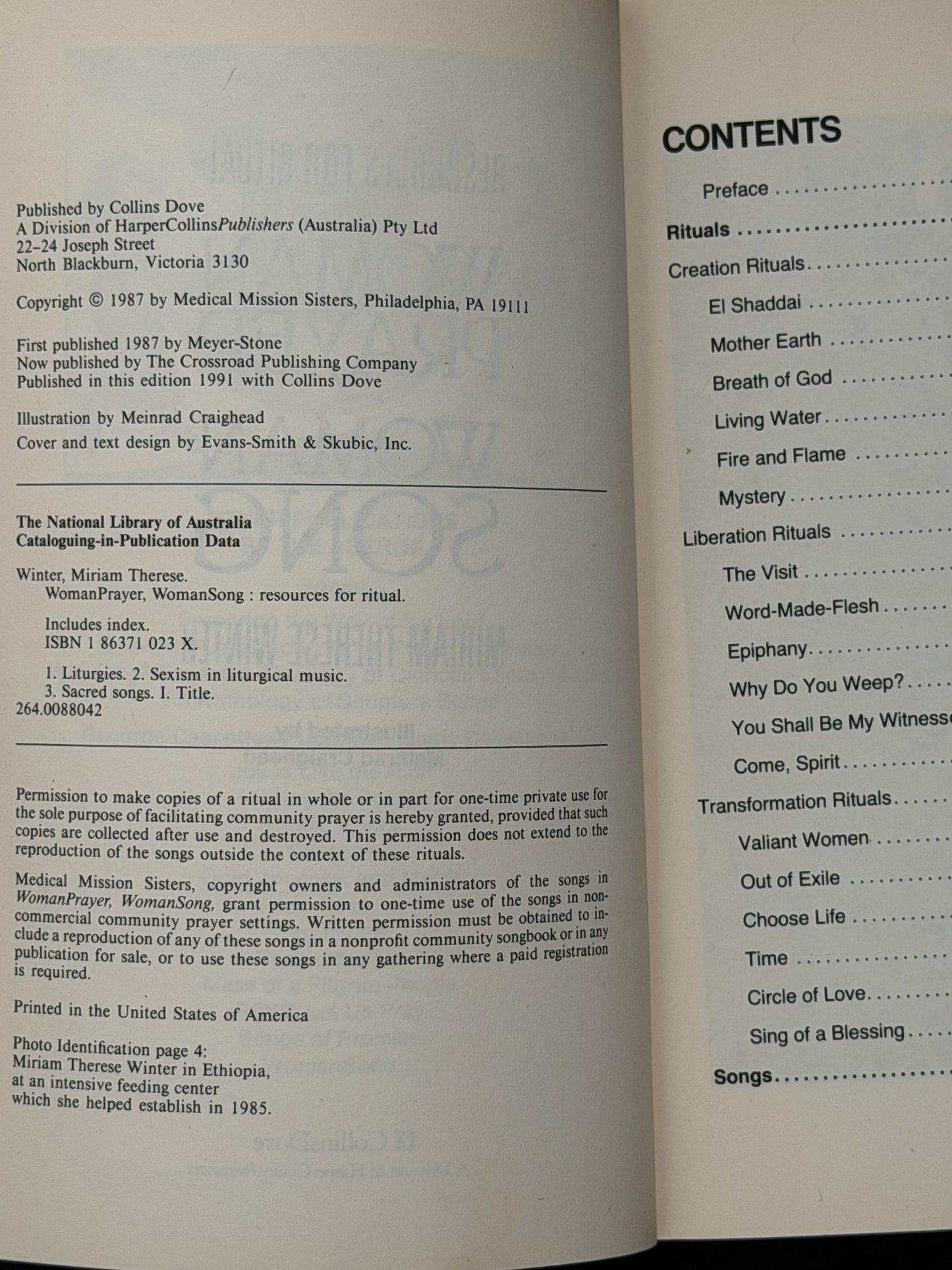 Woman Prayer, Woman Song by Miriam Therese Winter