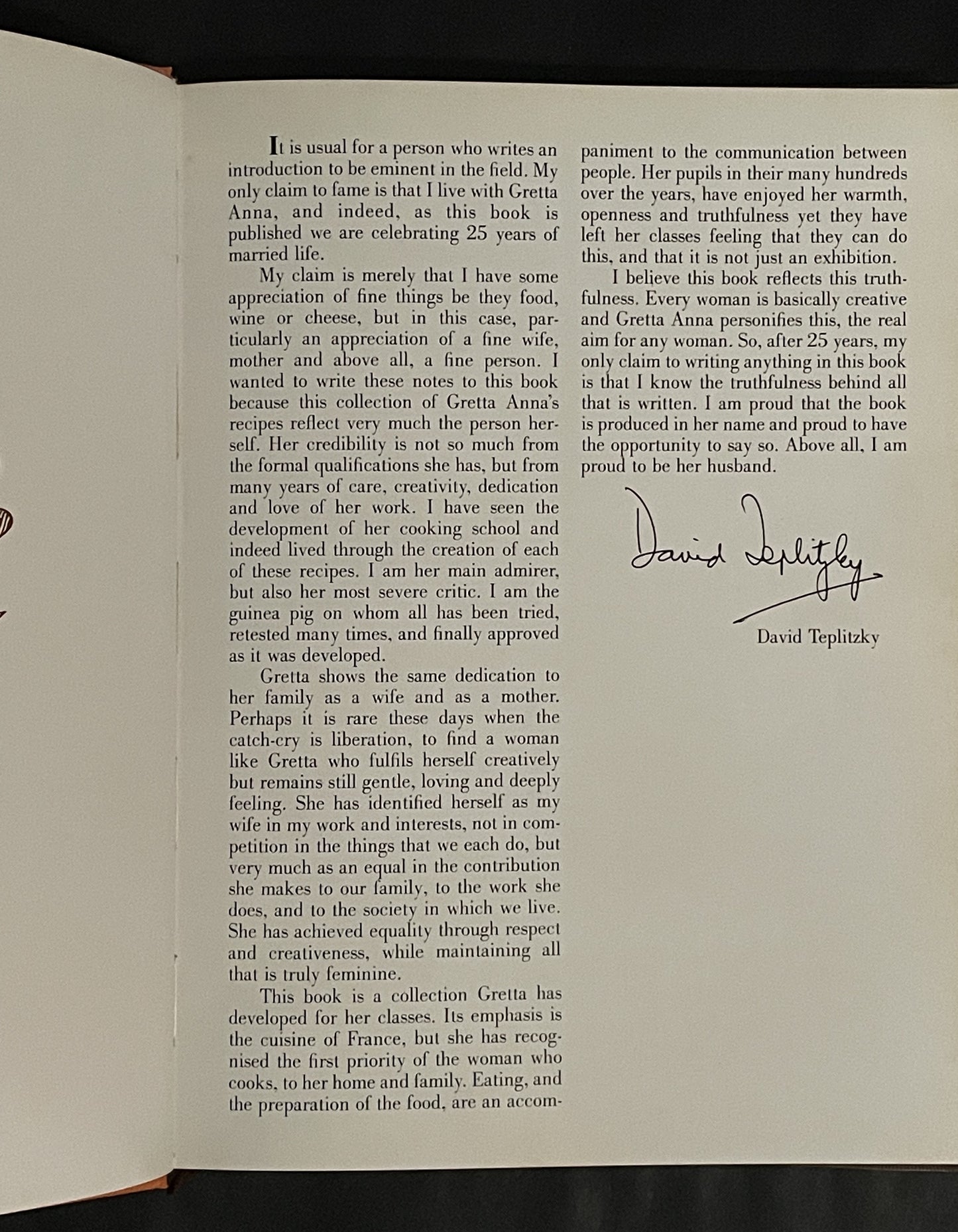 The Gretta Anna Recipes by Gretta Anna Teplitzky