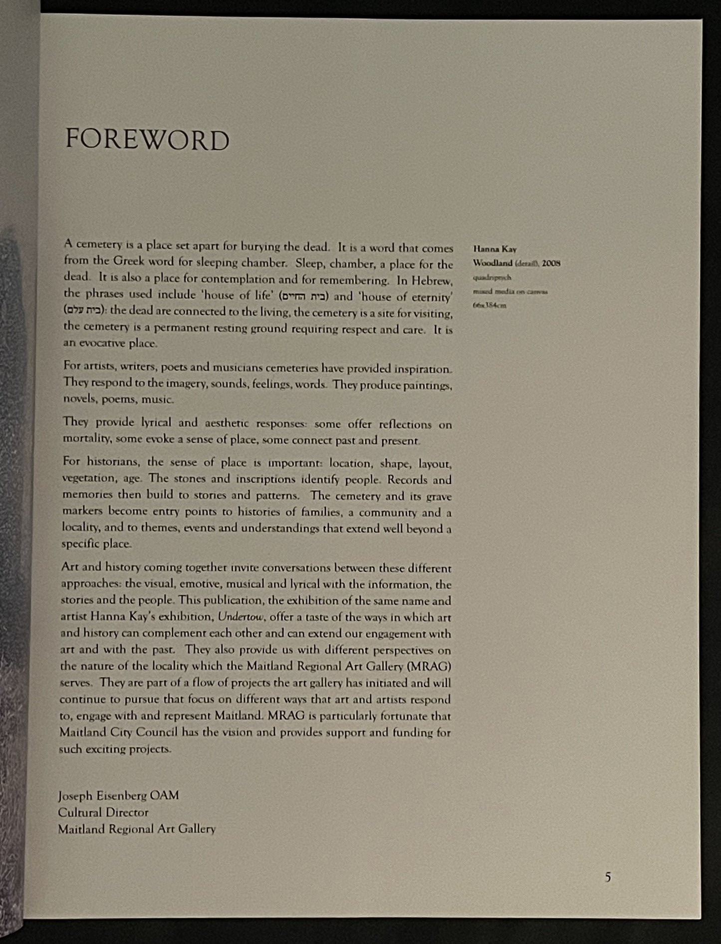 Maitland Jewish Cemetary by Janis Wilton