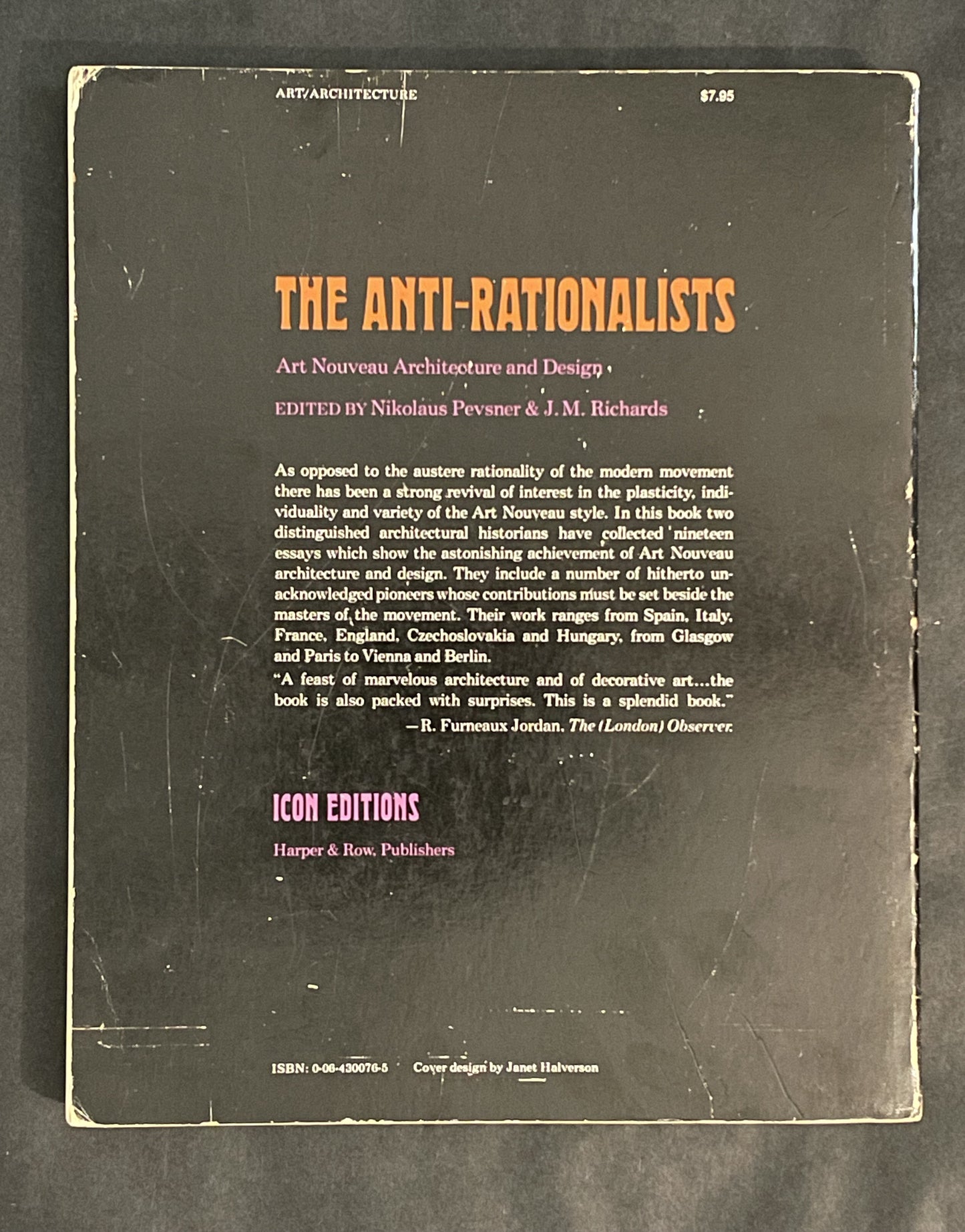 The Anti-rationalists by Nikolaus Pevsner, James Maude Richards