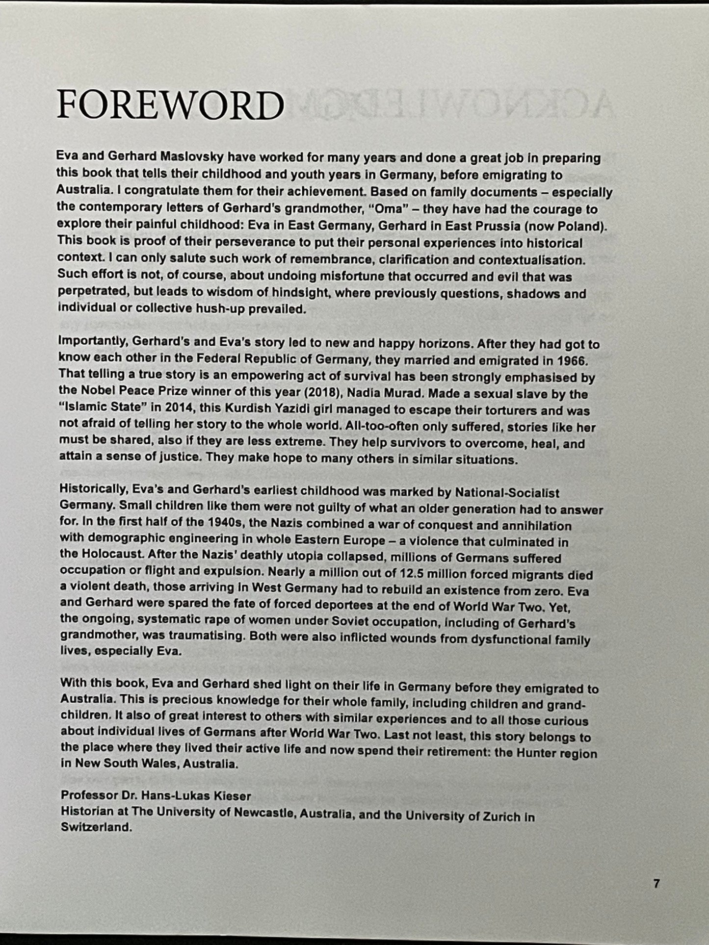 Oma's Letters by Eva Maslovsky, Gerhard Maslovsky