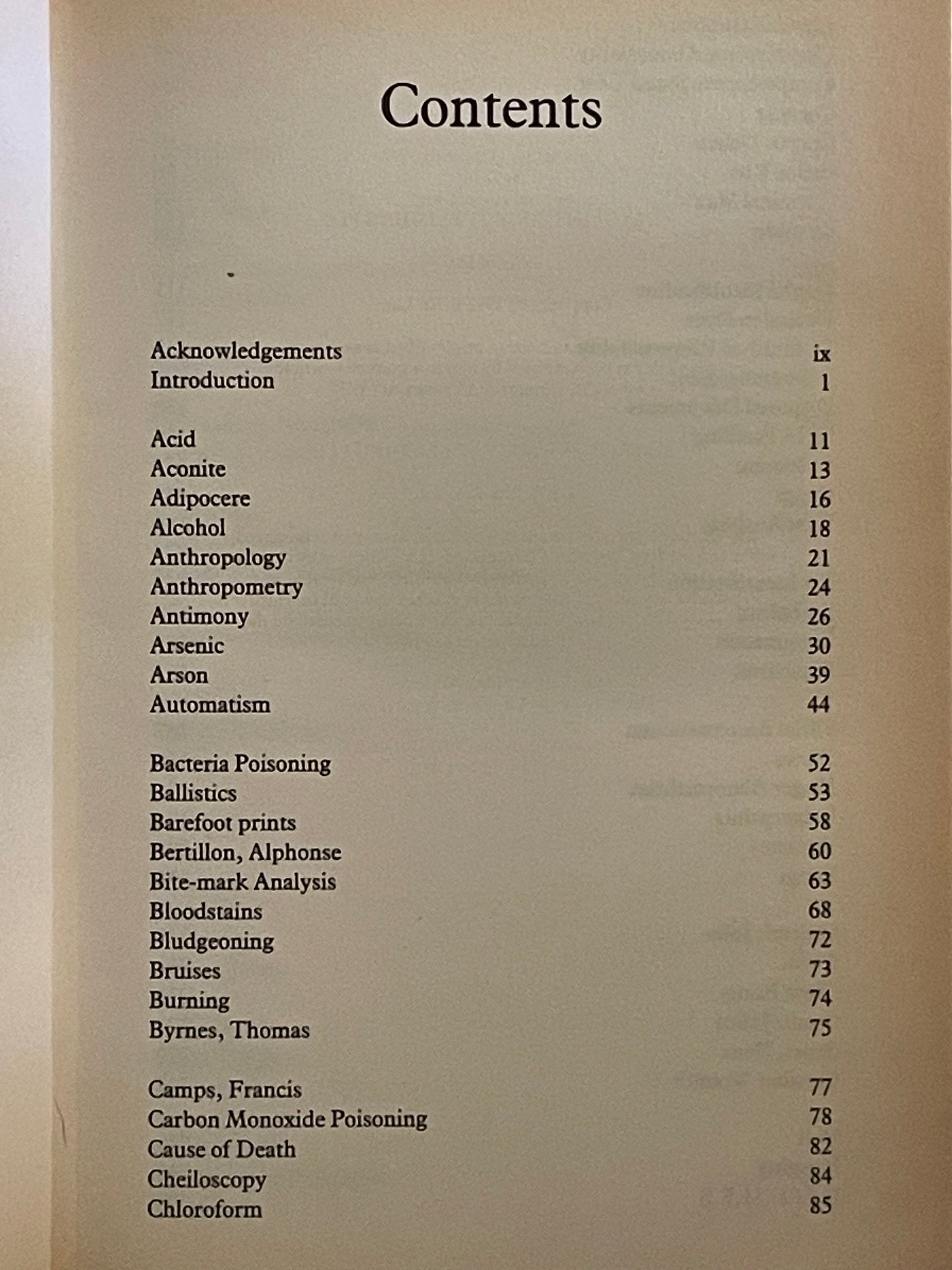 The Encyclopedia of Forensic Science by Brian Lane