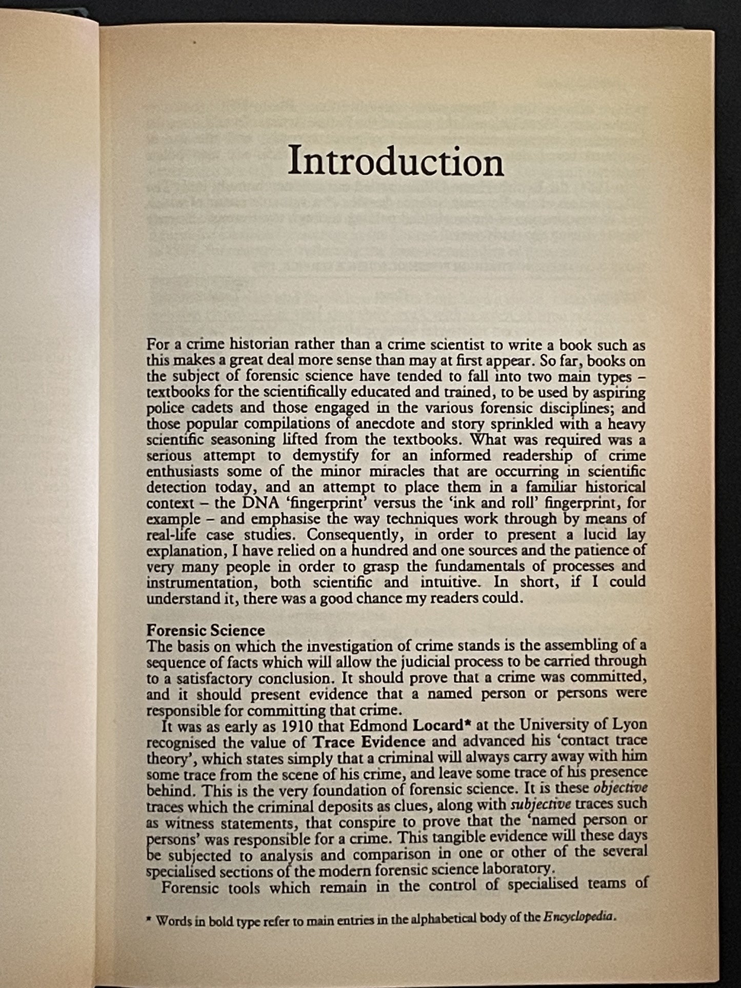 The Encyclopedia of Forensic Science by Brian Lane