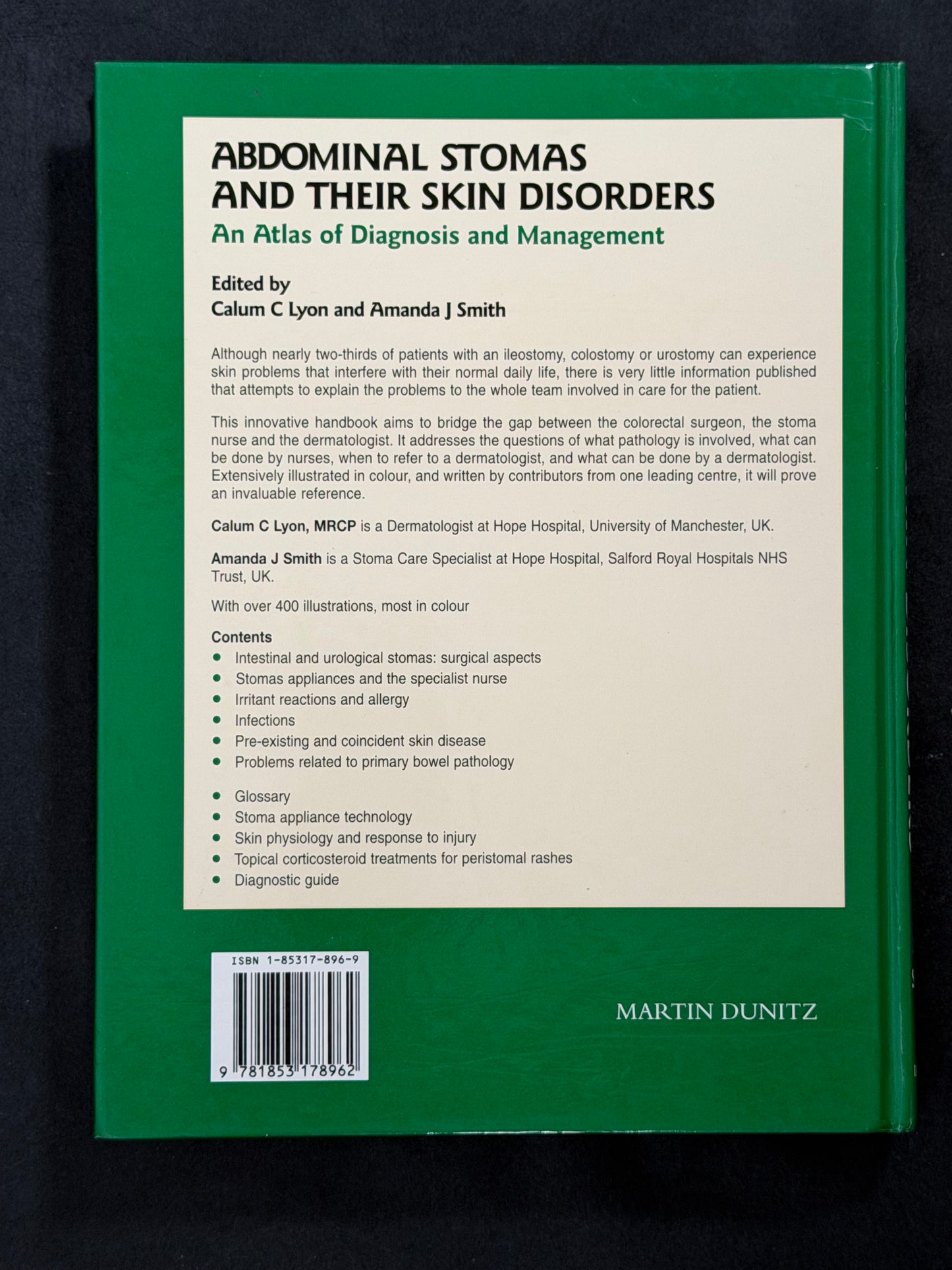 Abdominal Stomas and their Disorders by Calum C Lyon, Amanda J Smith