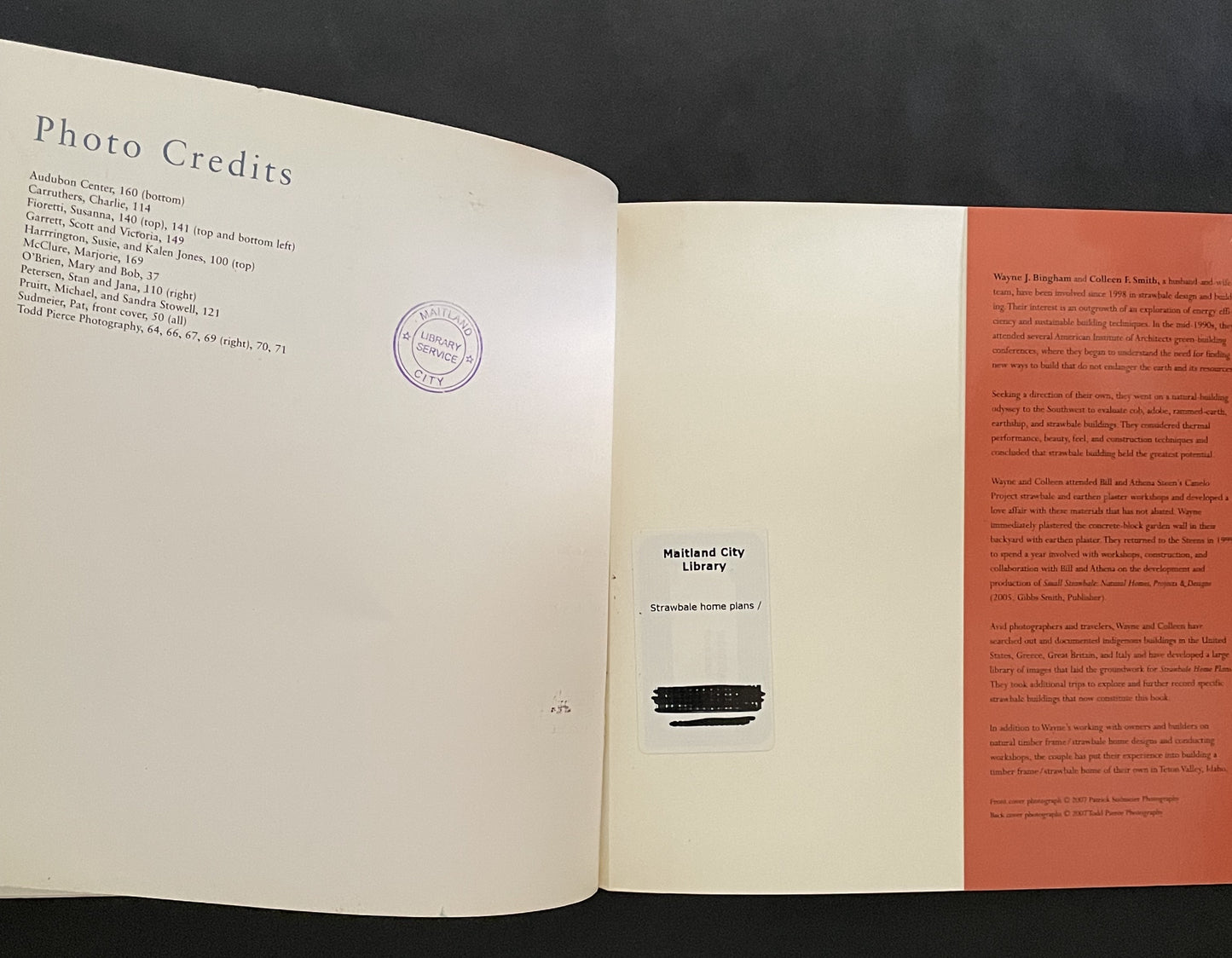 Strawbale Home Plans by Wayne J. Bingham