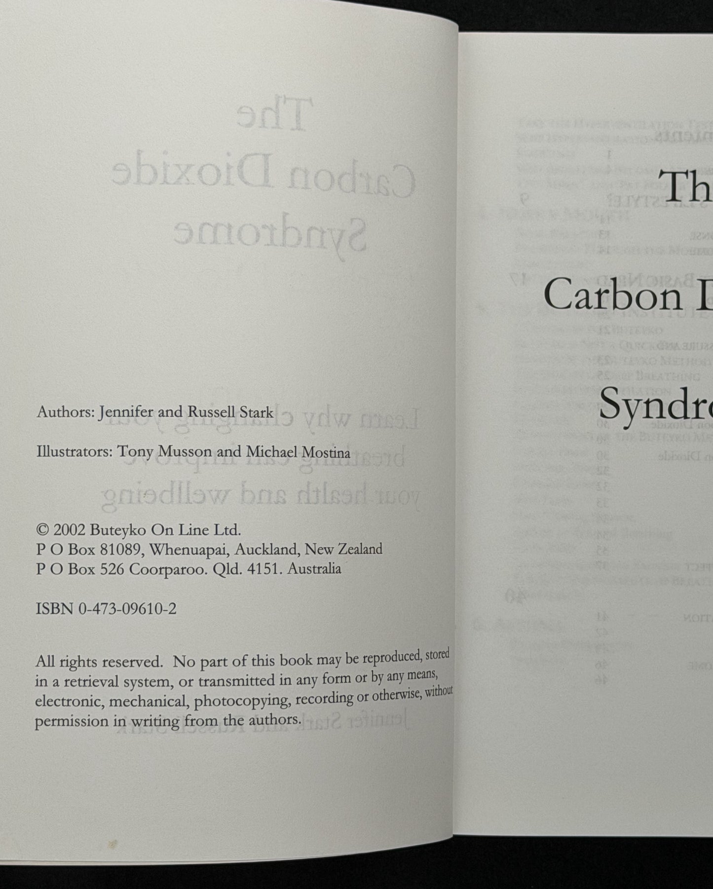 The Carbon Dioxide Syndrome by Jennifer Stark, Russell Stark