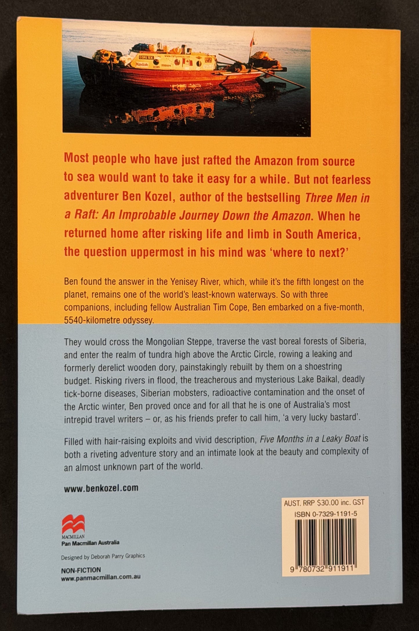 Five Months in a Leaky Boat by Ben Kozel