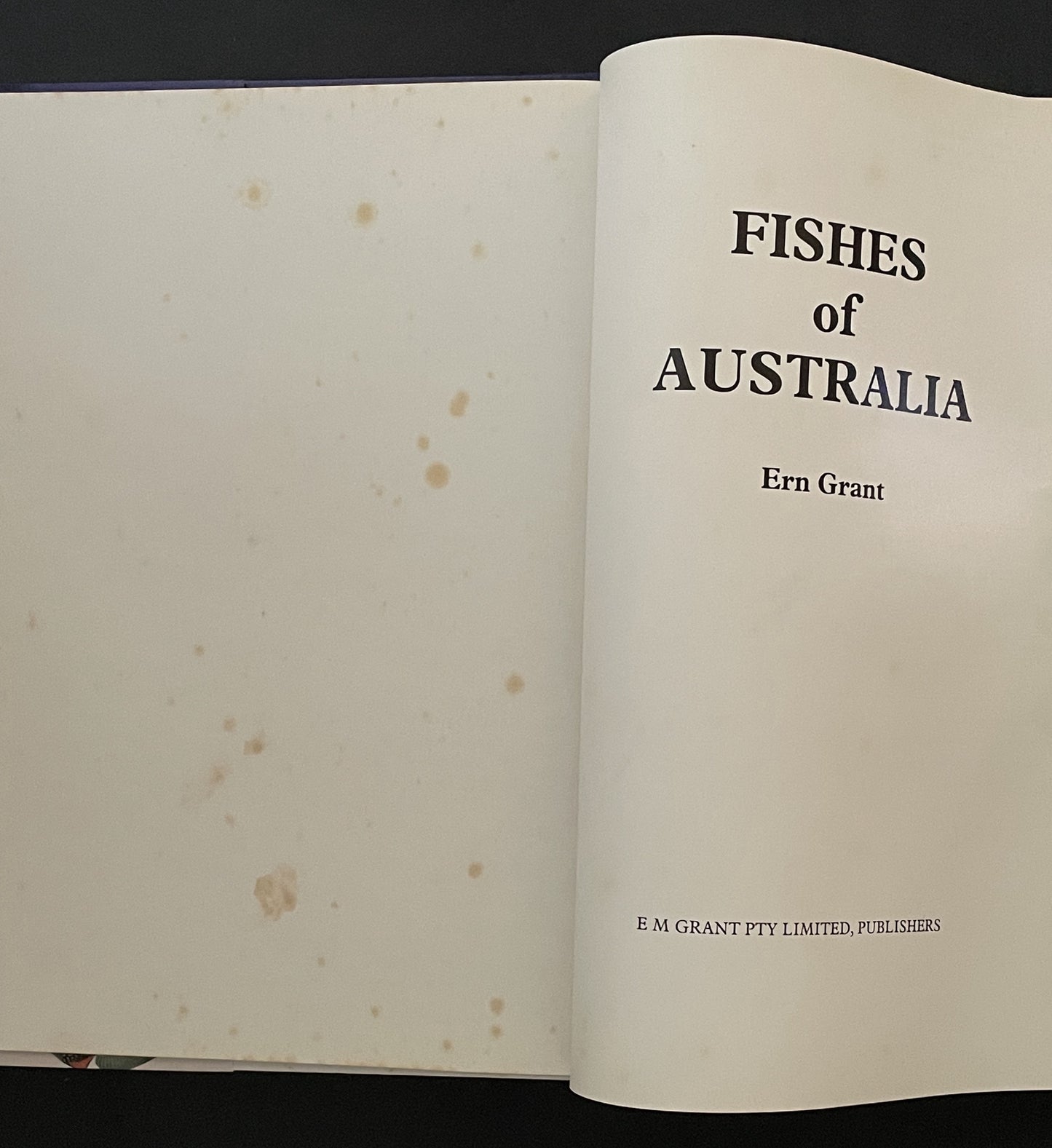 Fishes of Australia by E. M. Grant