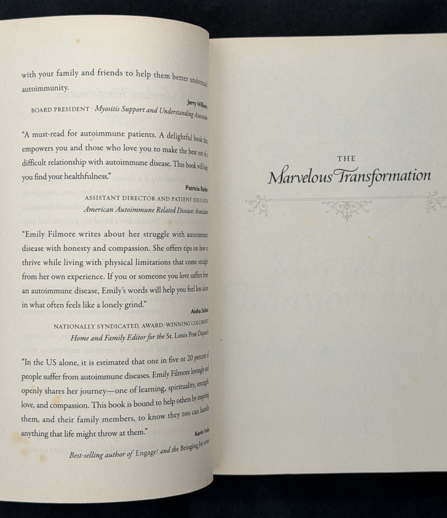 The Marvelous Transformation by Emily Filmore
