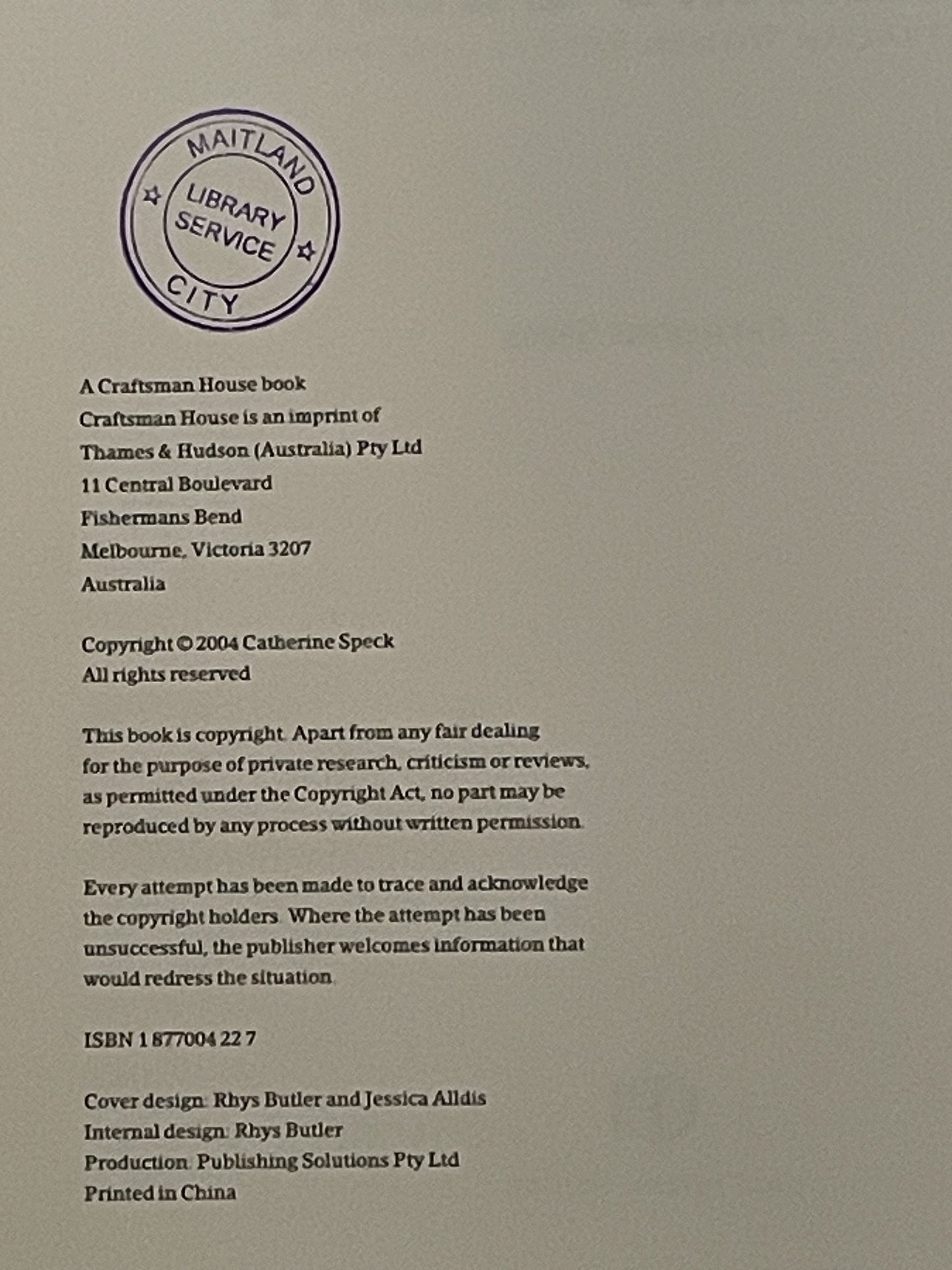 Painting Ghosts by Catherine Speck