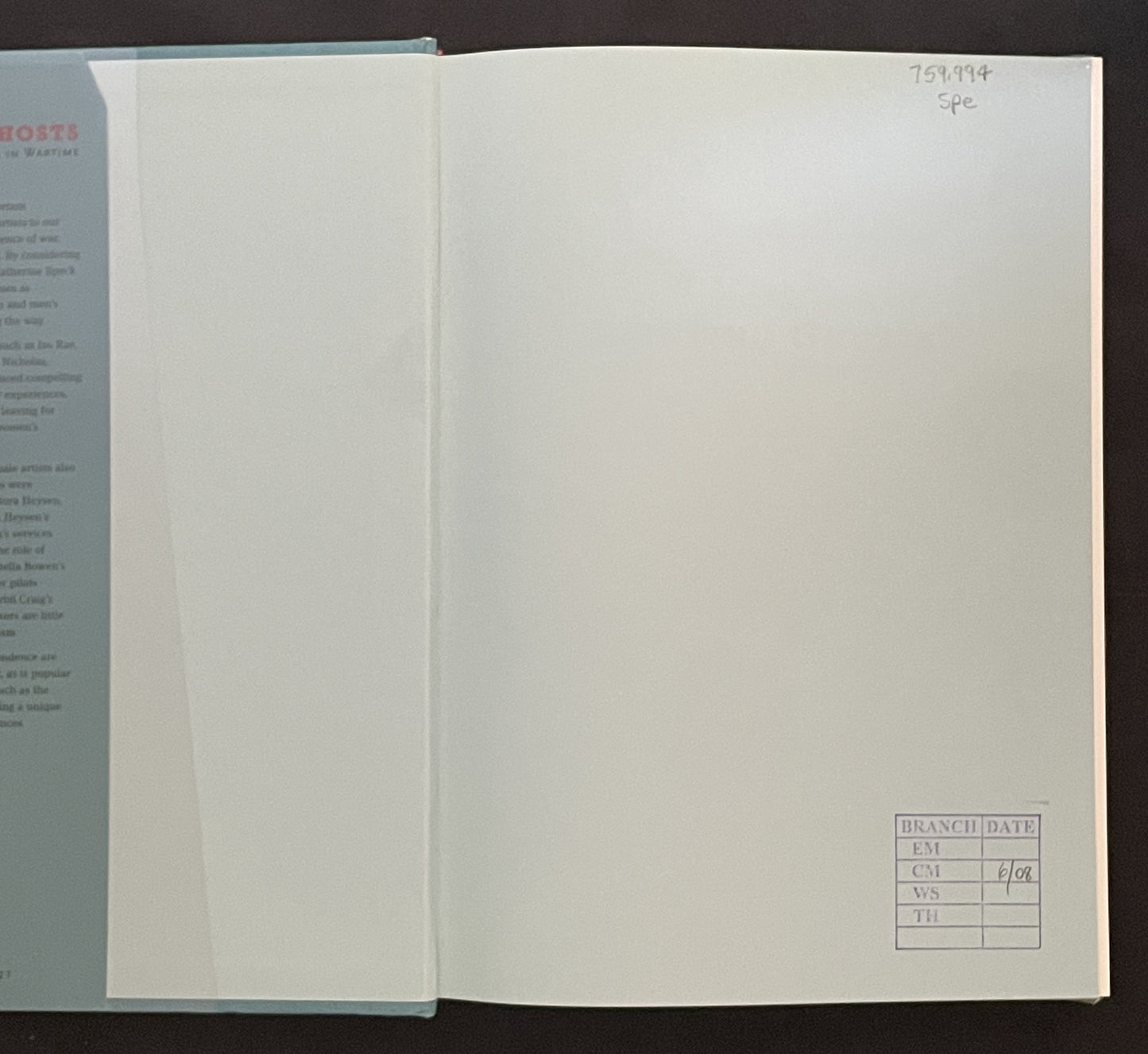 Painting Ghosts by Catherine Speck