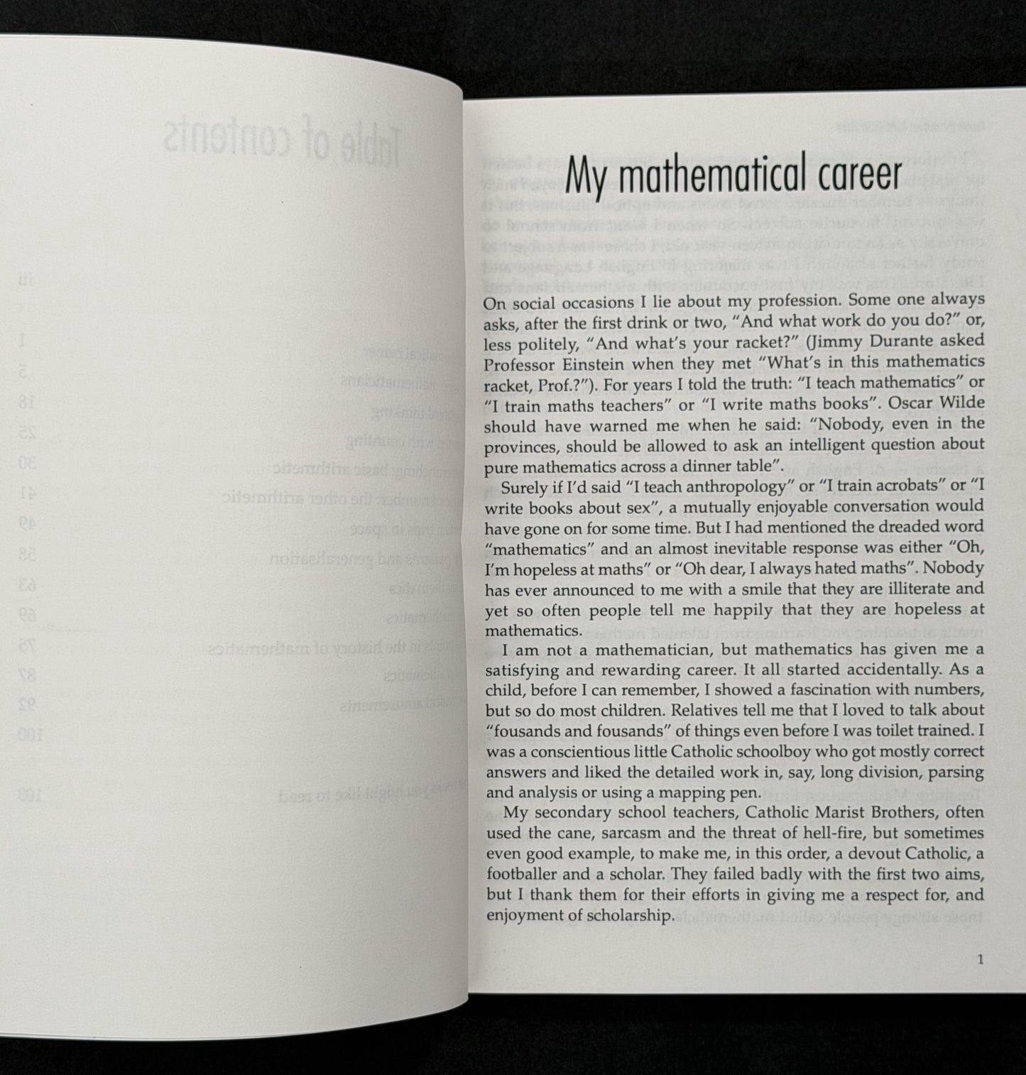 Isaac Newton Had Two Cats, Or, Mathematics by Bill Barry