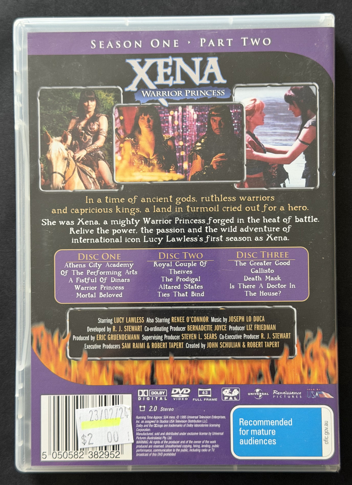 Xena: Warrior Princess Season 1 Part 2