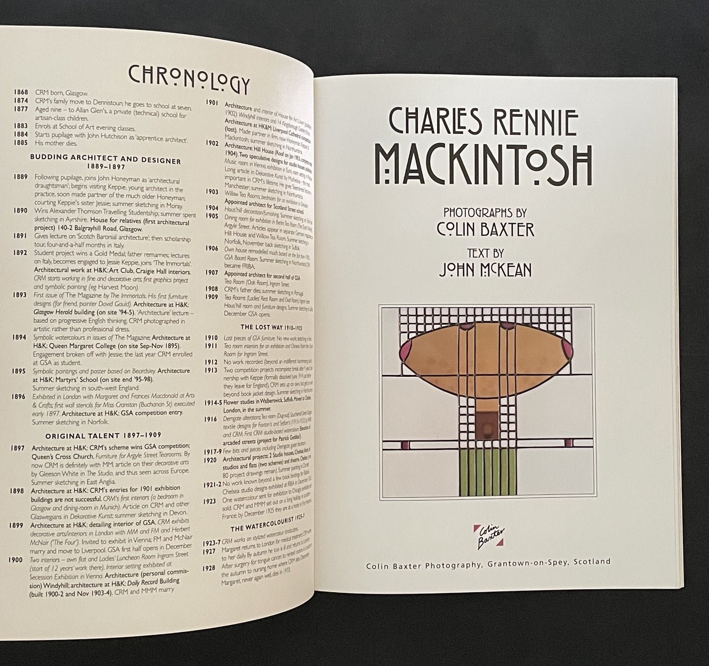 Charles Rennie Mackintosh by Colin Baxter, John McKean