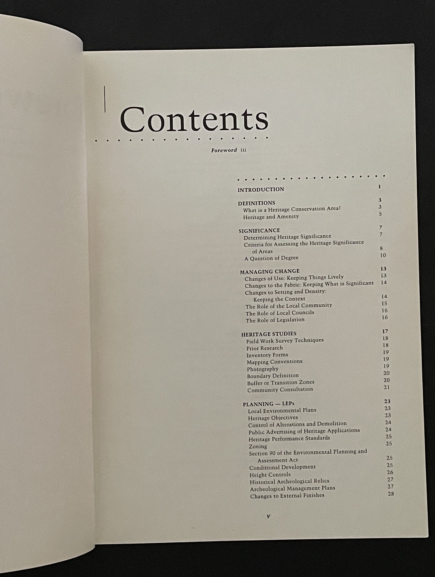 Conservation Areas by Duap/Heritage Staff