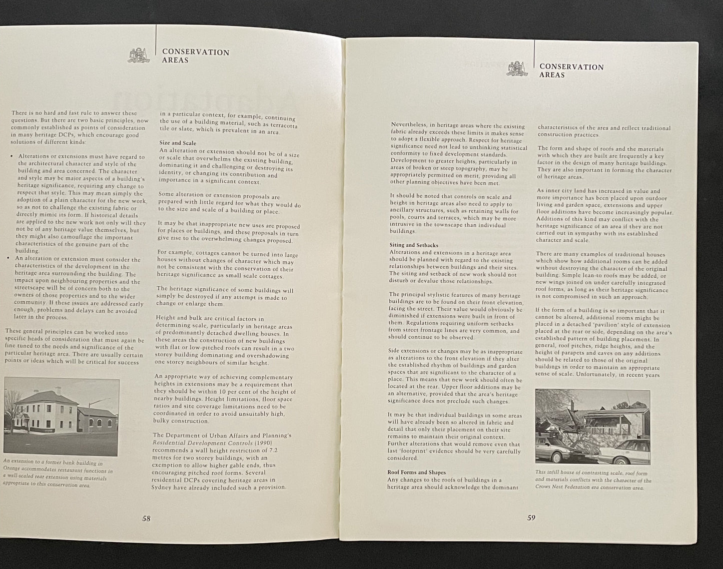 Conservation Areas by Duap/Heritage Staff