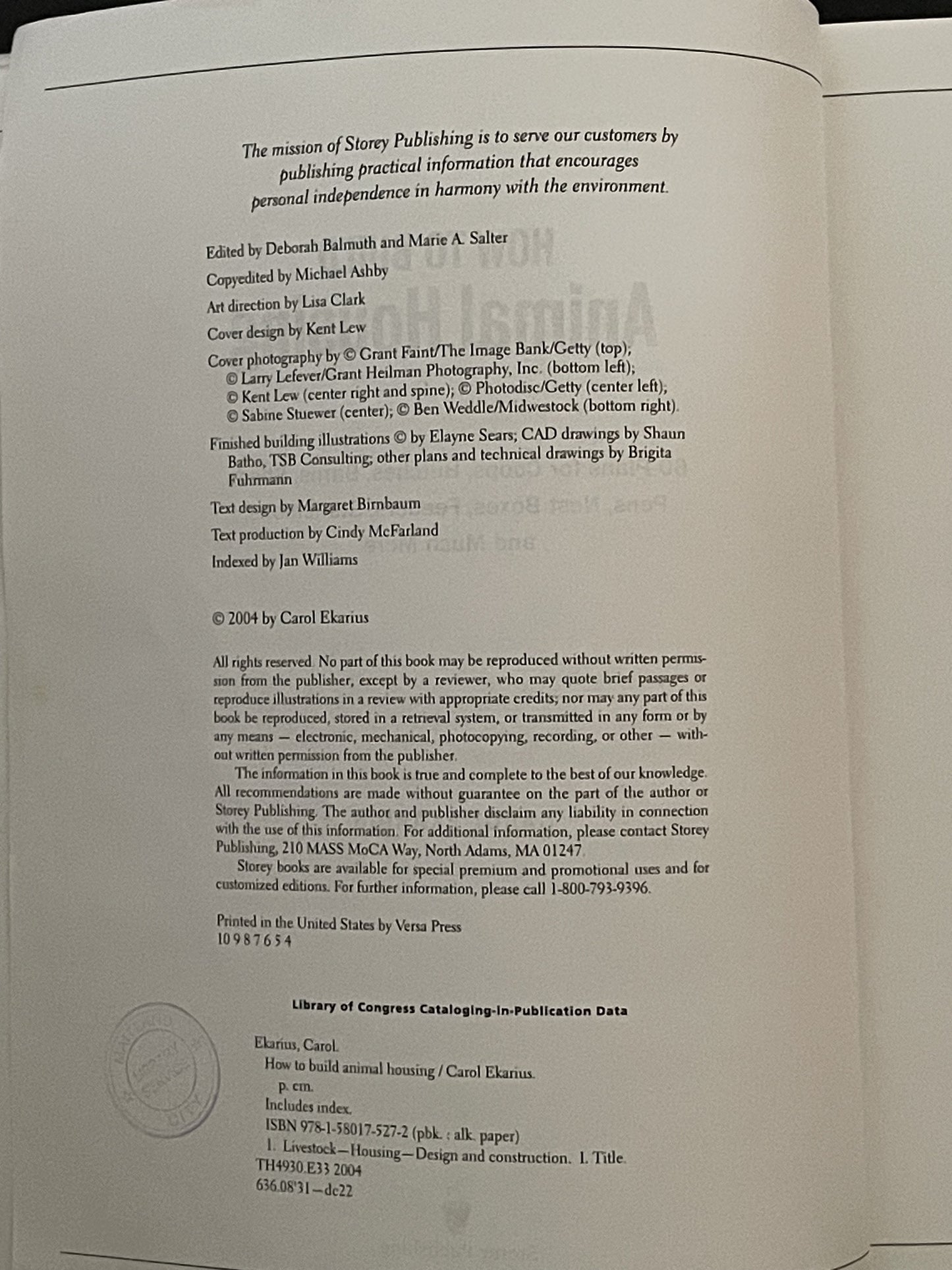 How to Build Animal Housing by Carol Ekarius