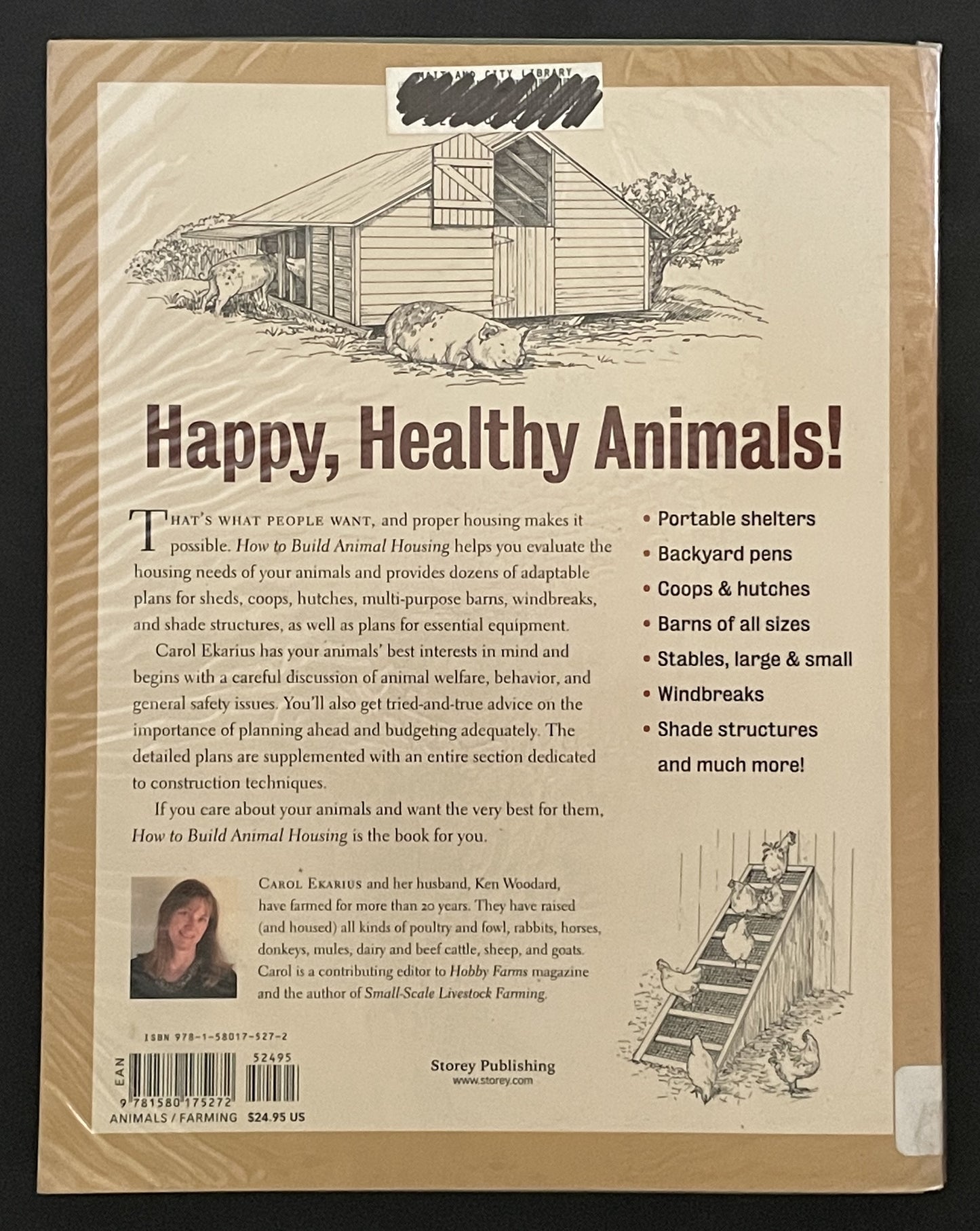 How to Build Animal Housing by Carol Ekarius