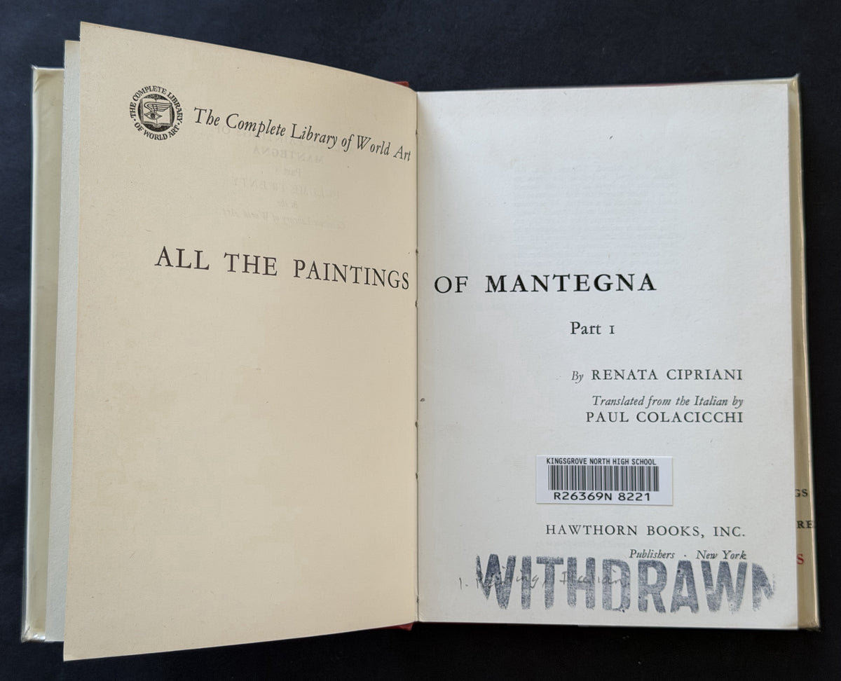 All the Paintings of Mantegna: Part I by Renata Cipriani