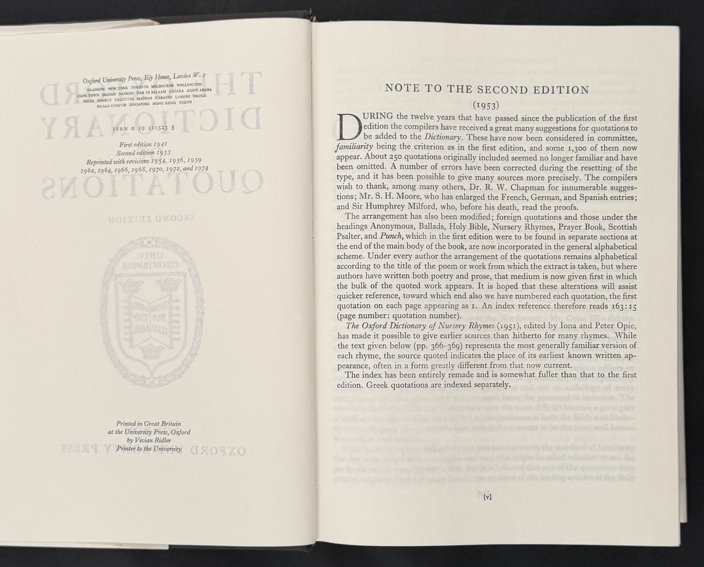 The Oxford Dictionary of Quotations (2nd Edition)