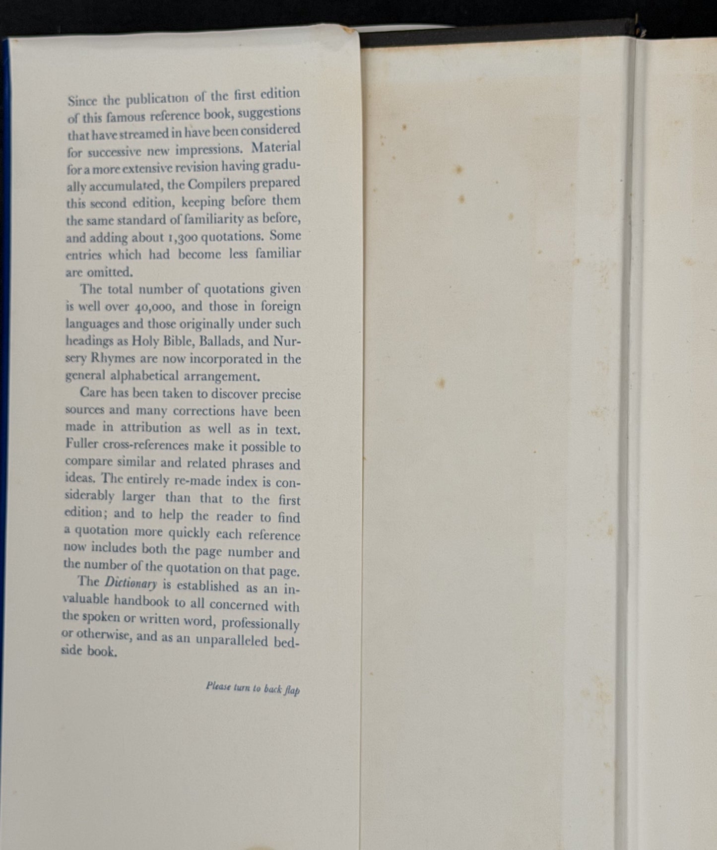 The Oxford Dictionary of Quotations (2nd Edition)