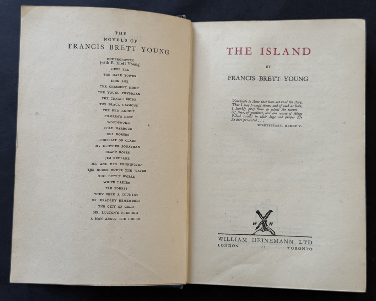 The Island by Francis Brett Young