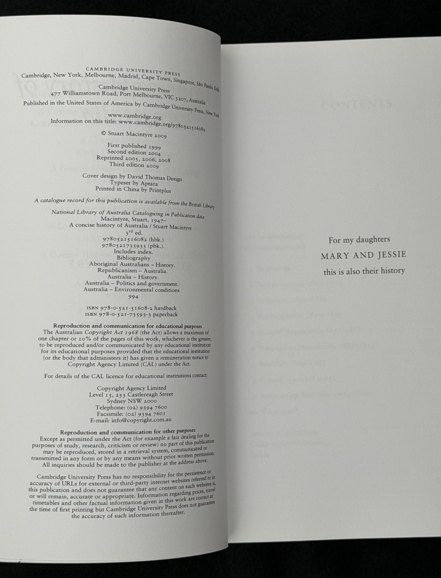 A Concise History of Australia by Stuart Macintyre