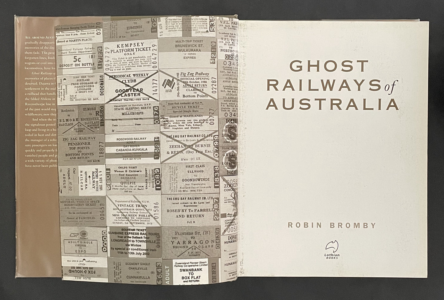 Ghost Railways of Australia by Robin Bromby
