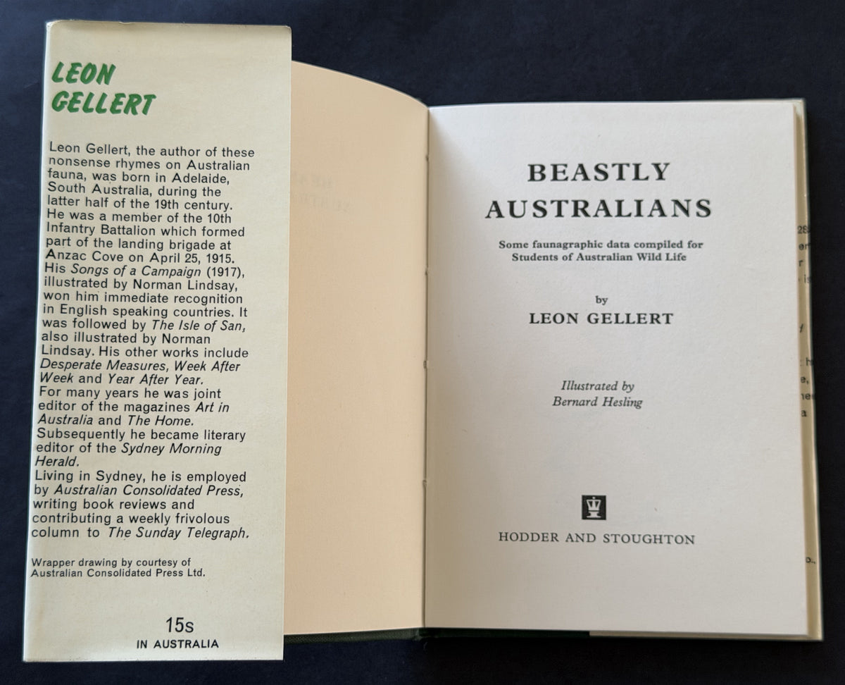 Beastly Australians by Leon Gellert
