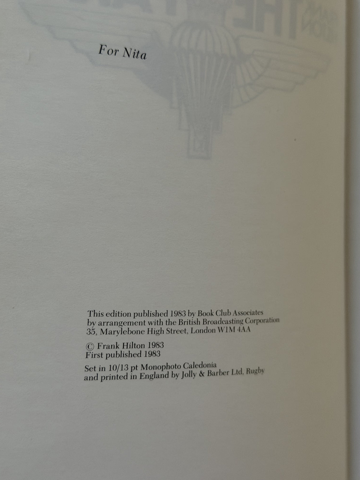 The Paras by Frank Hilton