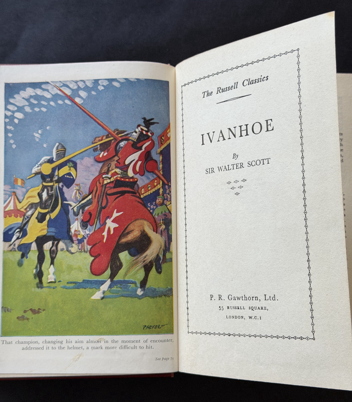 Ivanhoe by Sir Walter Scott