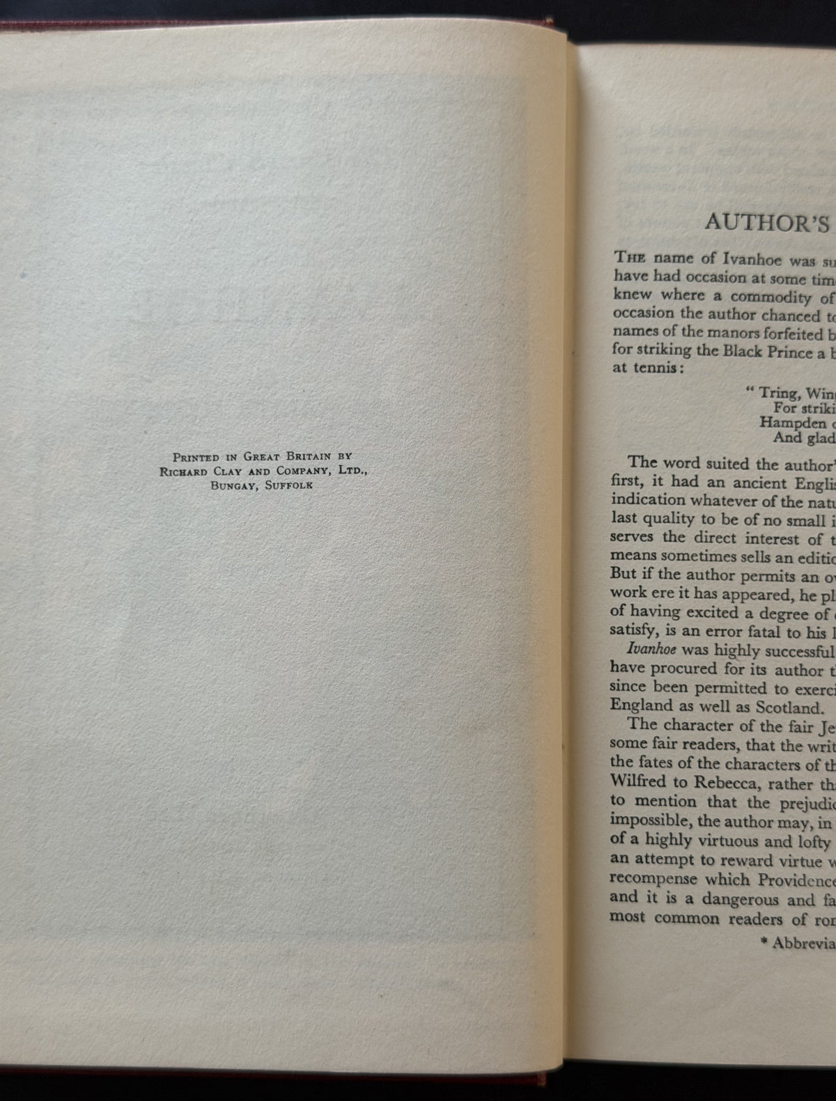 Ivanhoe by Sir Walter Scott