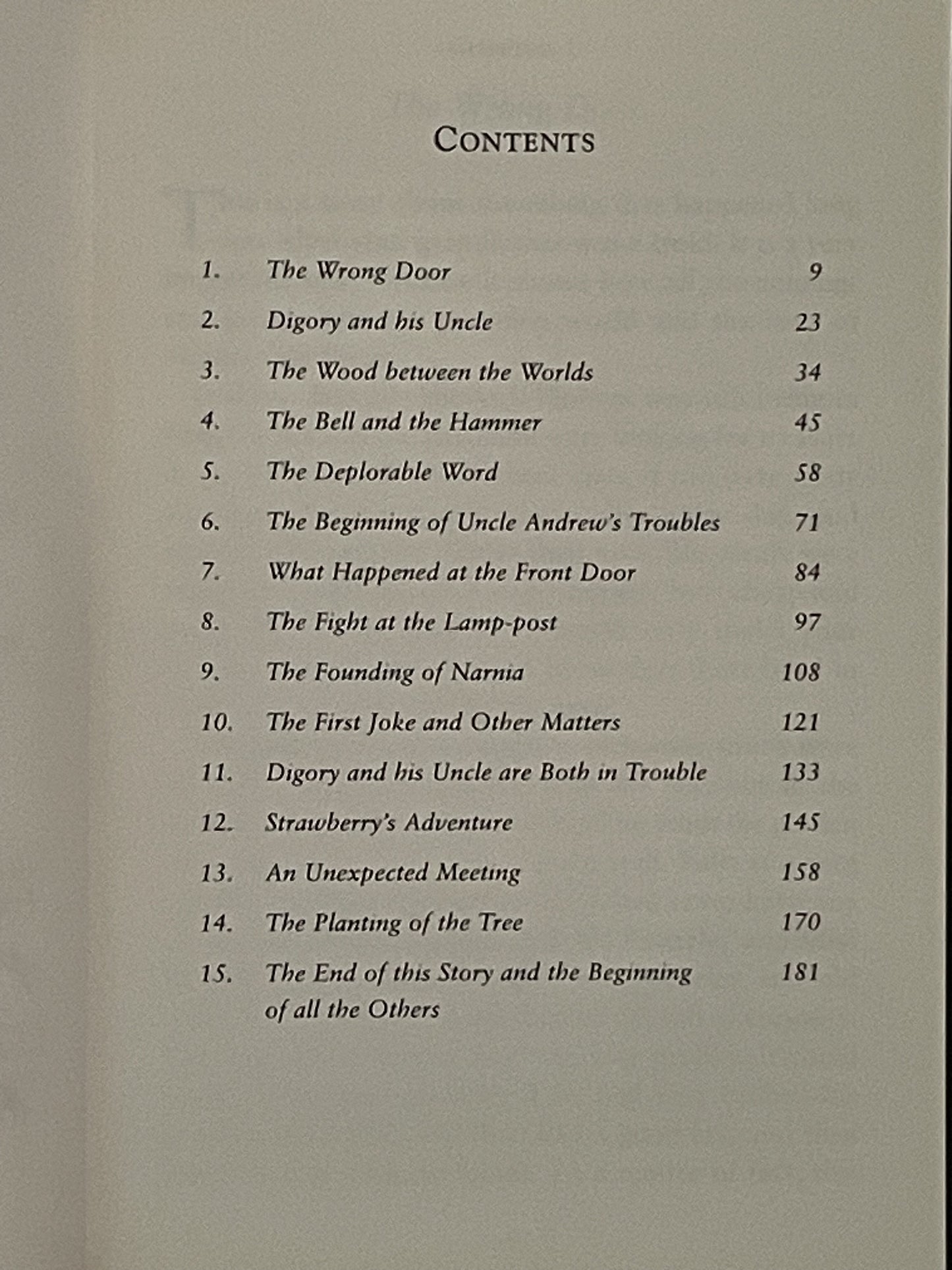 The Magician's Nephew by Clive Staples Lewis