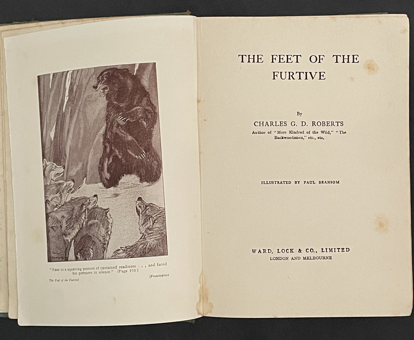 The Feet of the Furtive by Charles G. D. Roberts