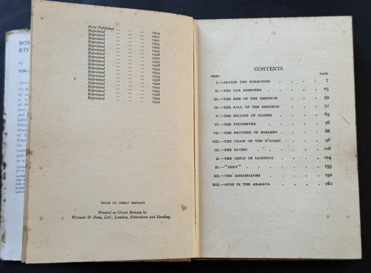 Bosambo of the River by Edgar Wallace