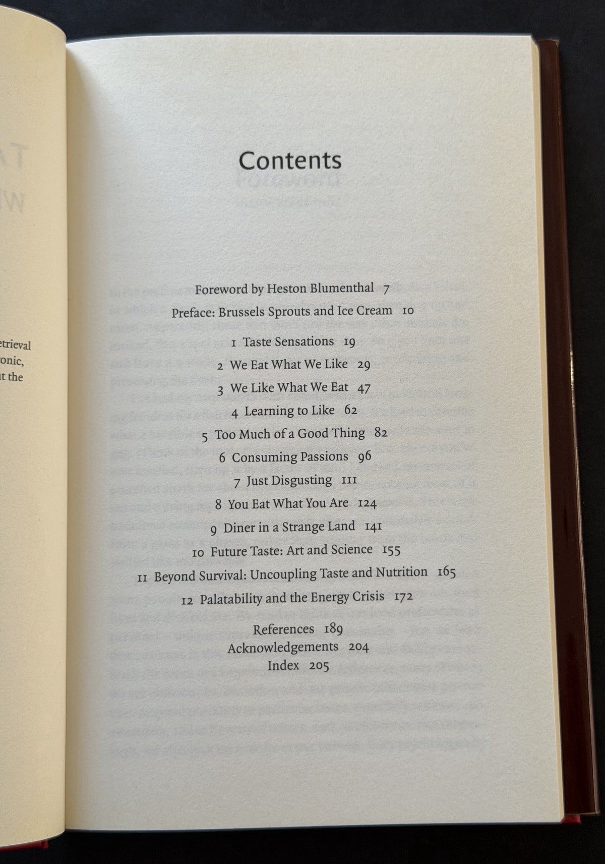 Taste matters by John Prescott