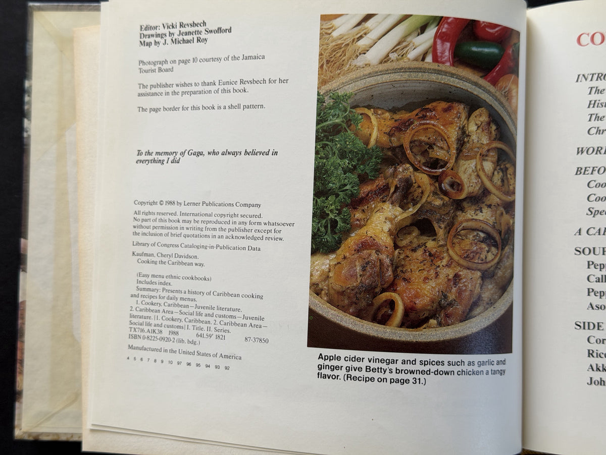 Cooking the Caribbean way by Cheryl Davidson Kaufman