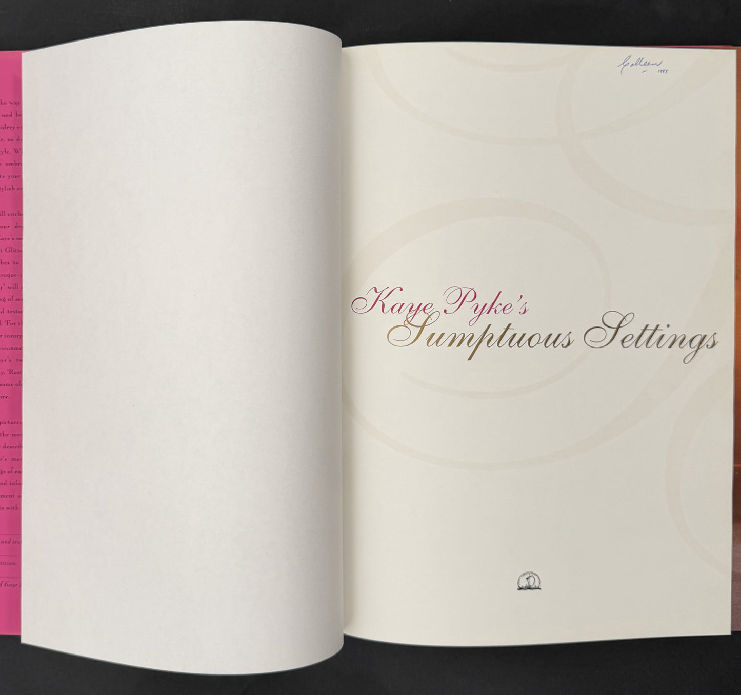 Kaye Pyke's Sumptuous Settings by Kaye Pyke