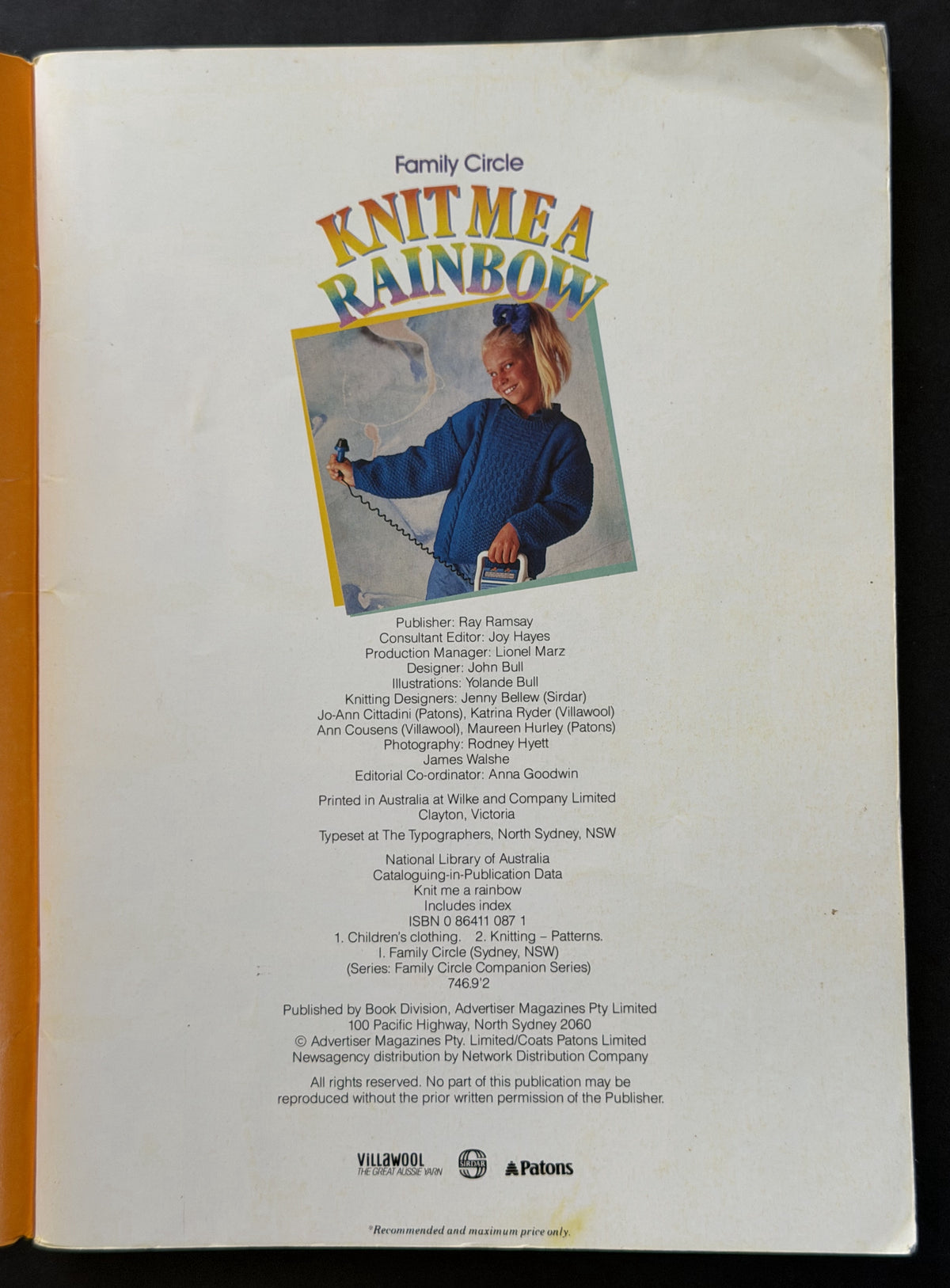 Knit Me a Rainbow by Family Circle