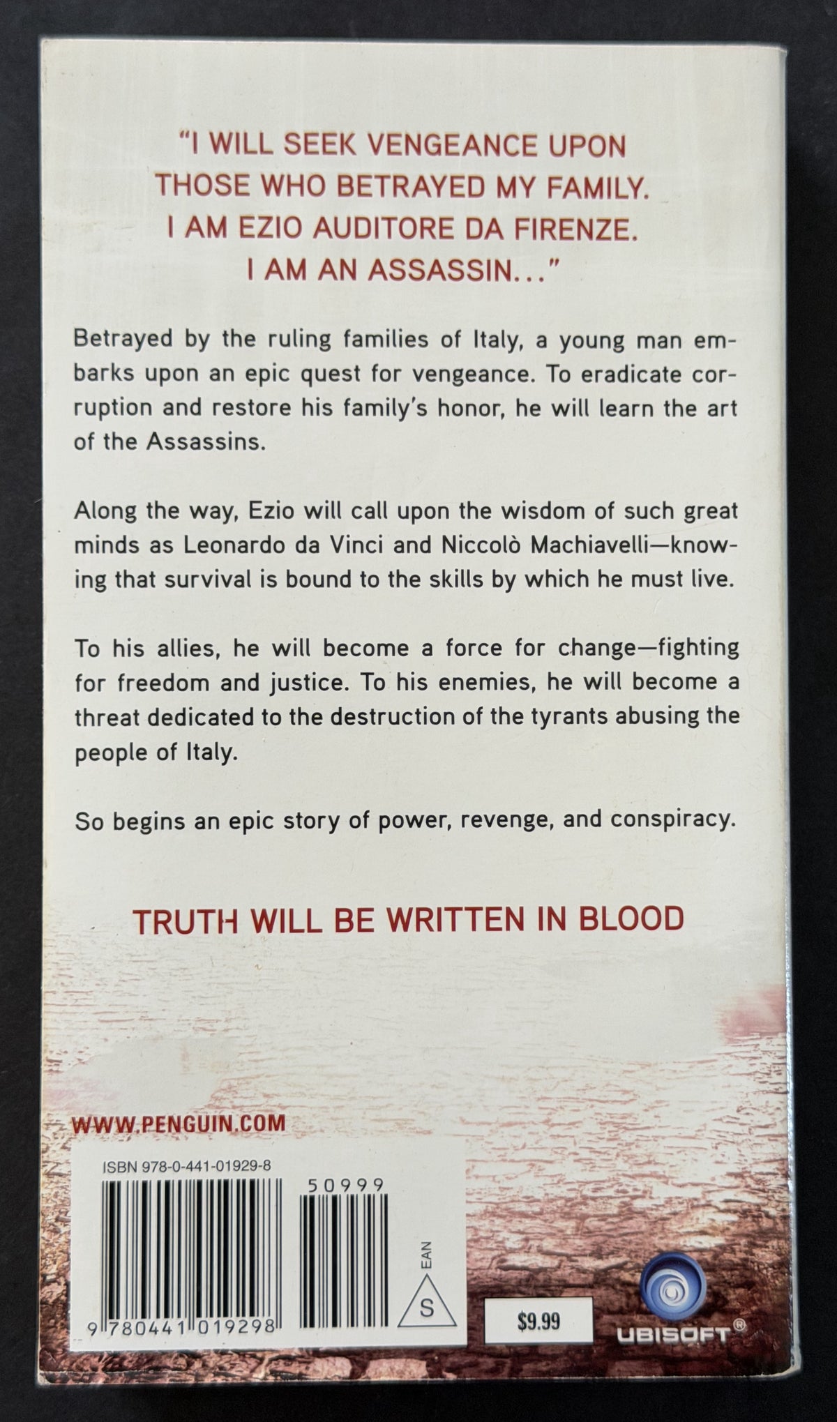 Assassin's Creed by Oliver Bowden