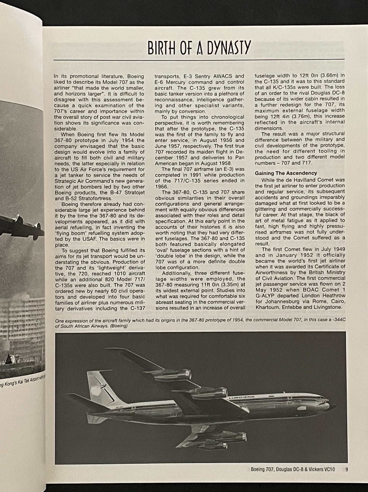 Boeing 707, Douglas DC-8 & Vickers VC10 by Stewart Wilson