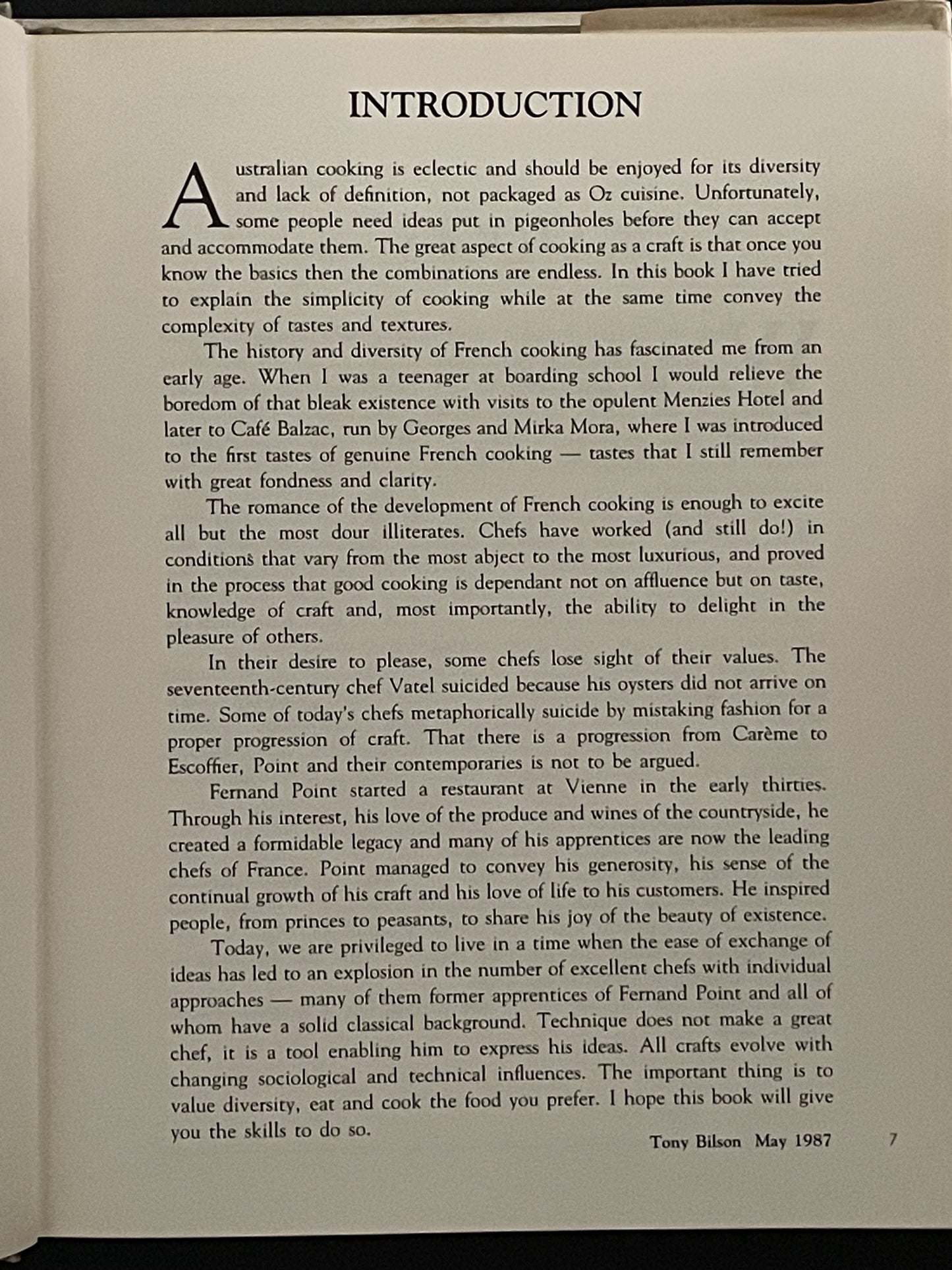 Tony Bilson's Recipe Book by Tony Bilson