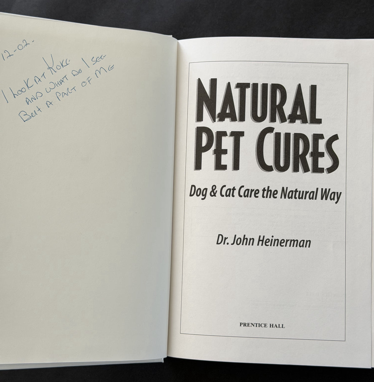 Natural pet cures by John Heinerman