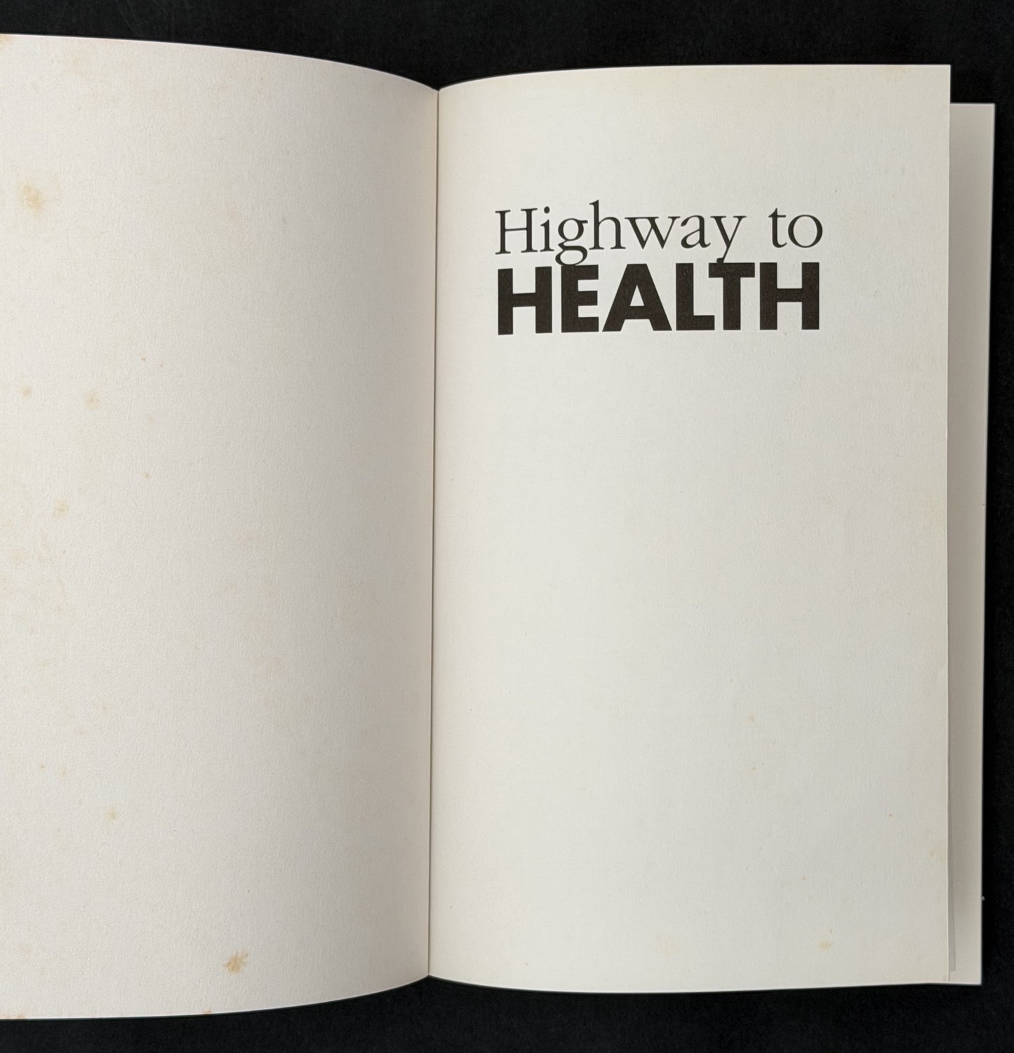 Highway to Heart Health by Ross Walker