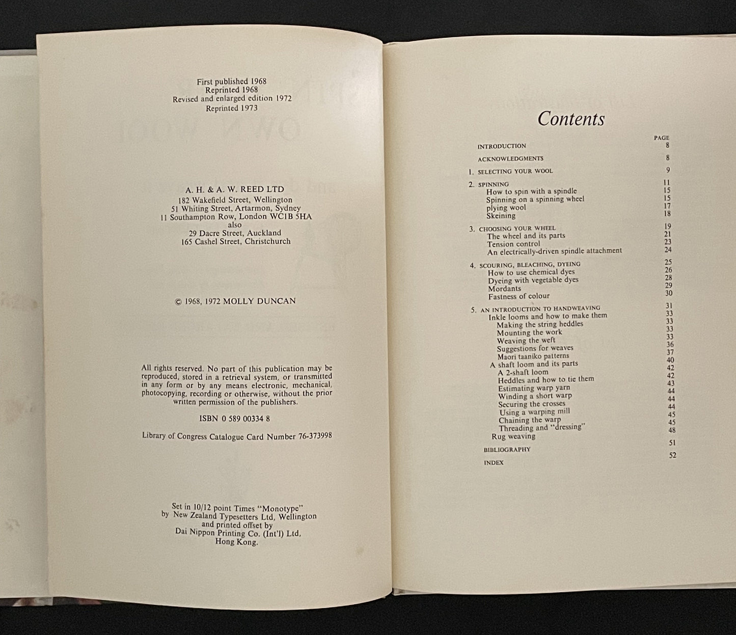 Spin Your Own Wool and Dye it and Weave it by Molly Duncan