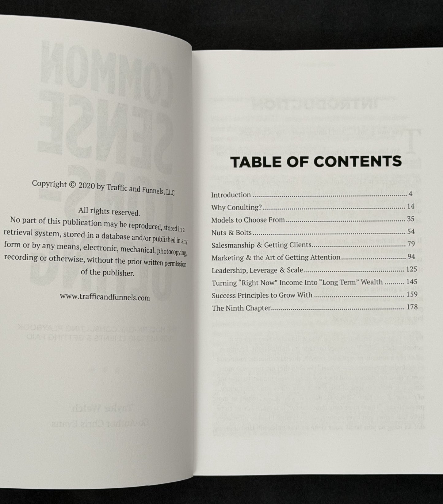 Common Sense Consulting by Taylor Welch and Chris Evans