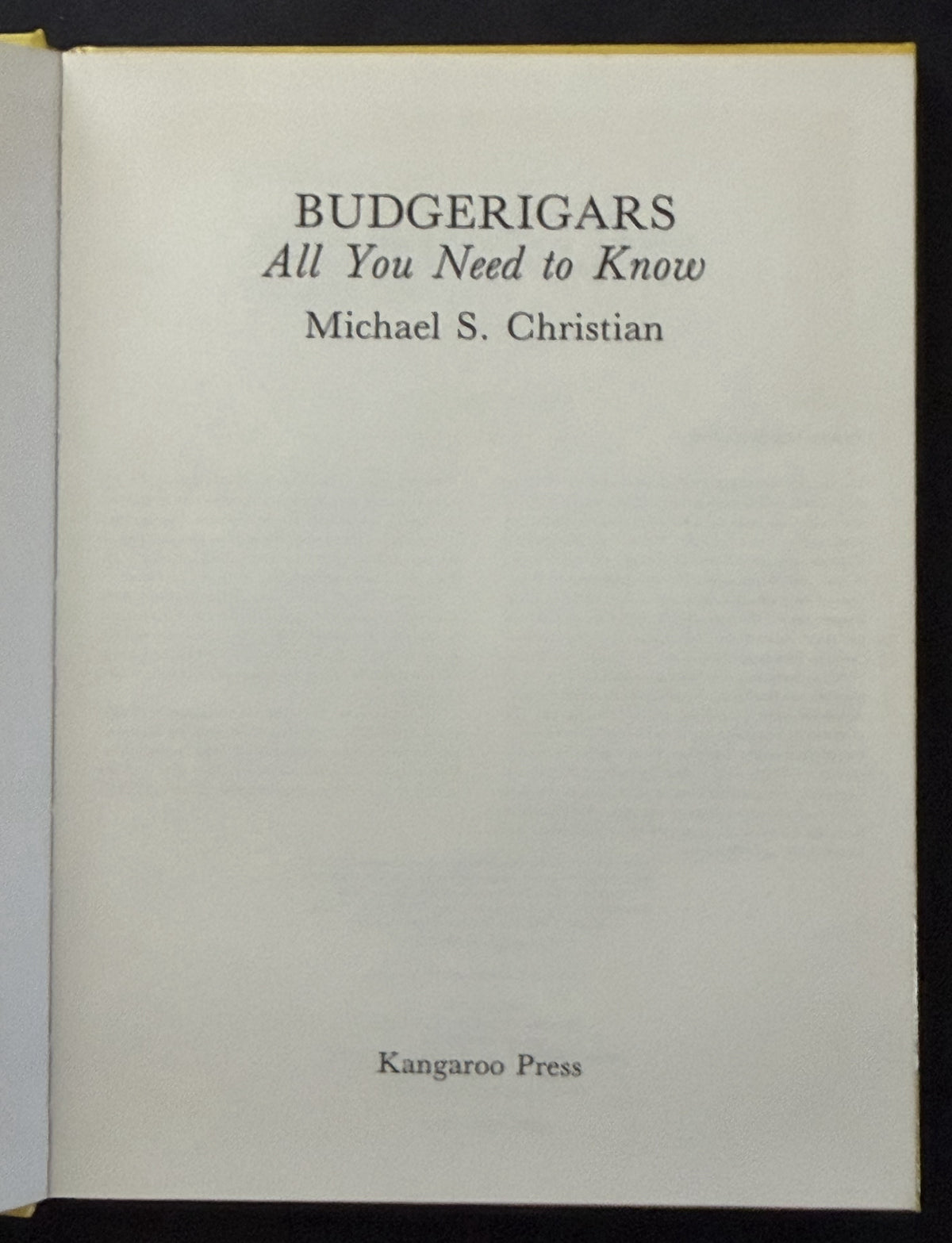 Budgerigars by Michael S. Christian