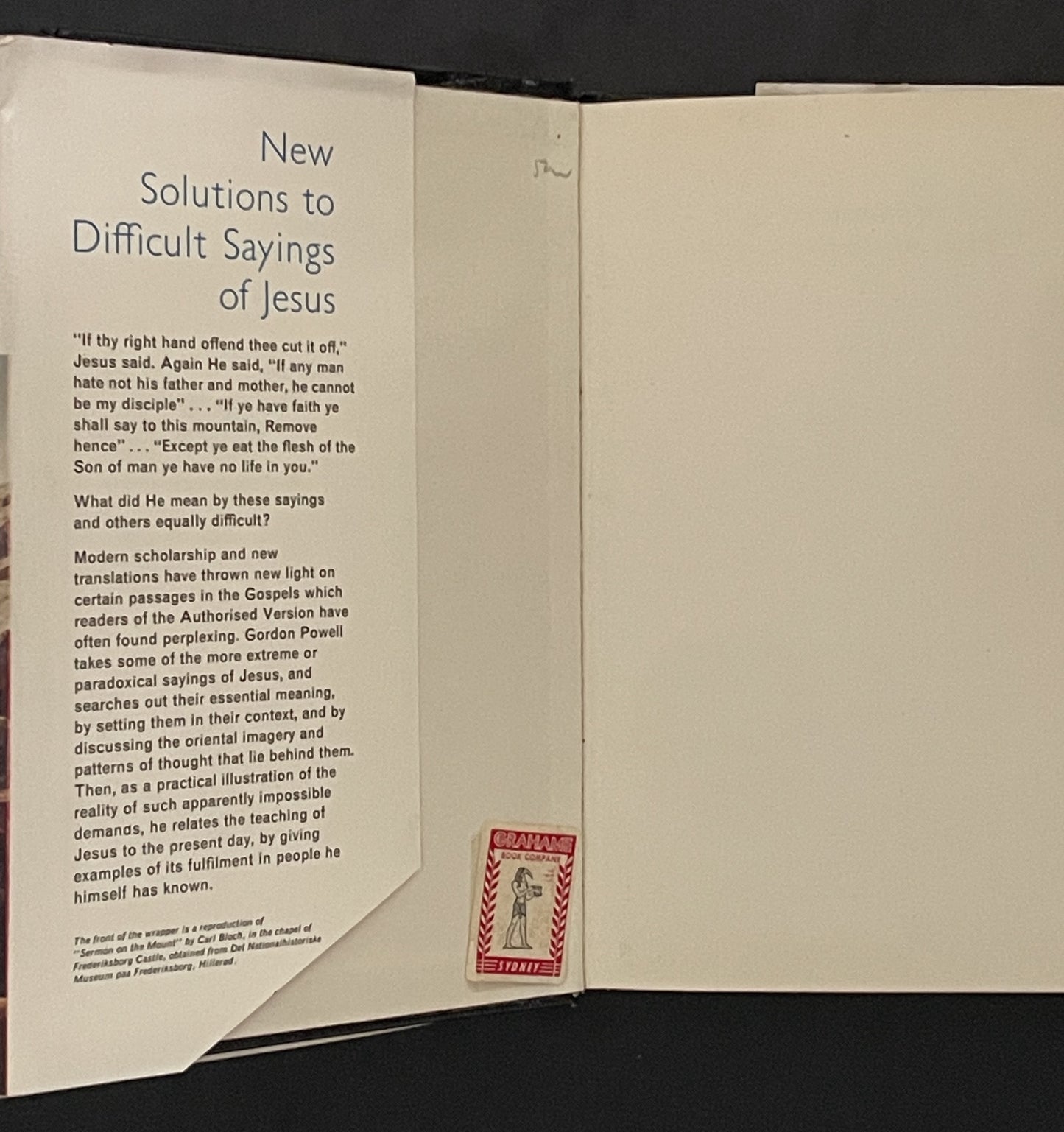 New Solutions to Difficult Sayings of Jesus by Gordon Powell